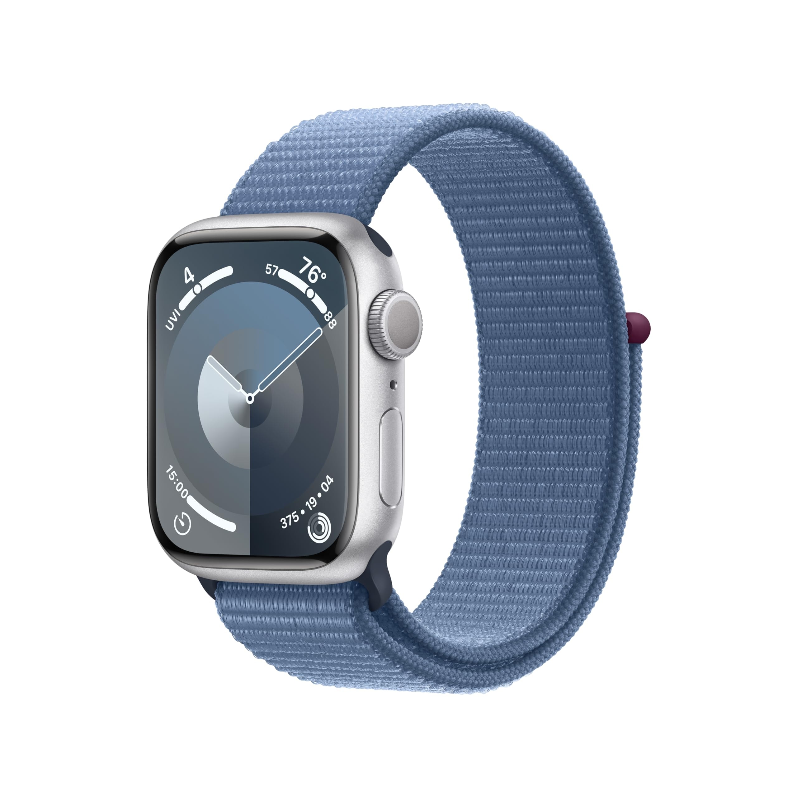 Apple Watch Series 9 [GPS 41mm] Smartwatch with  One Size. Fitness Tracker, ECG Apps, Always-On Retina Display, Carbon Neutral - Image 1