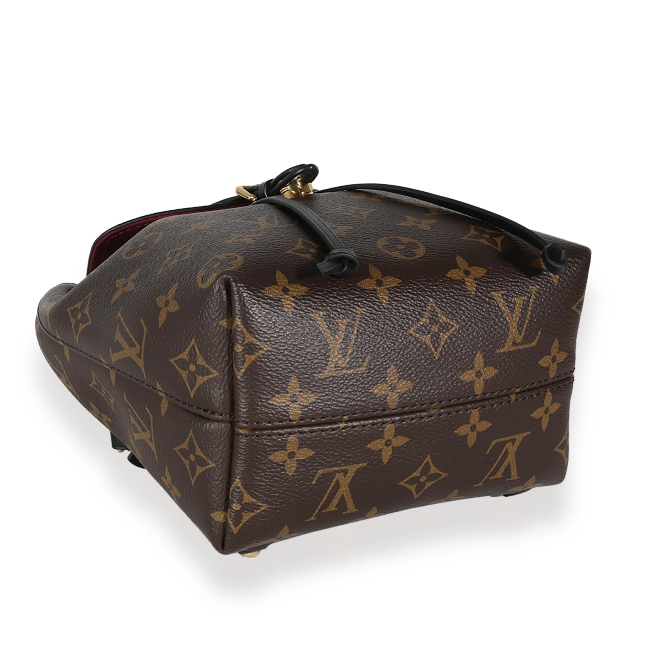 Louis Vuitton, Pre-Loved Black Monogram Canvas Montsouris BB: Louis Vuitton, Pre-Loved Black Monogram Canvas Montsouris BB