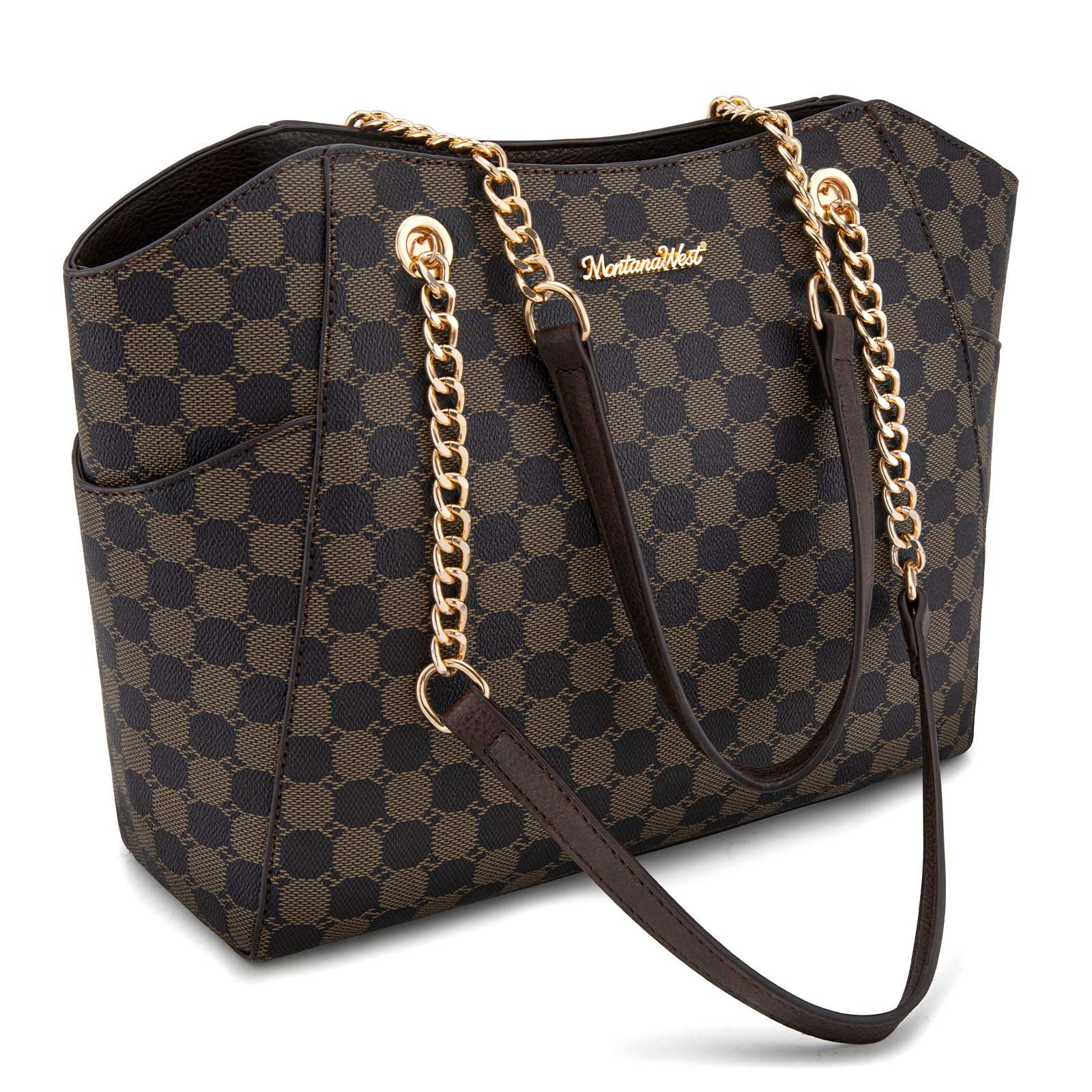 Montana West Tote Bag for Women Chain Top-handle Handbags