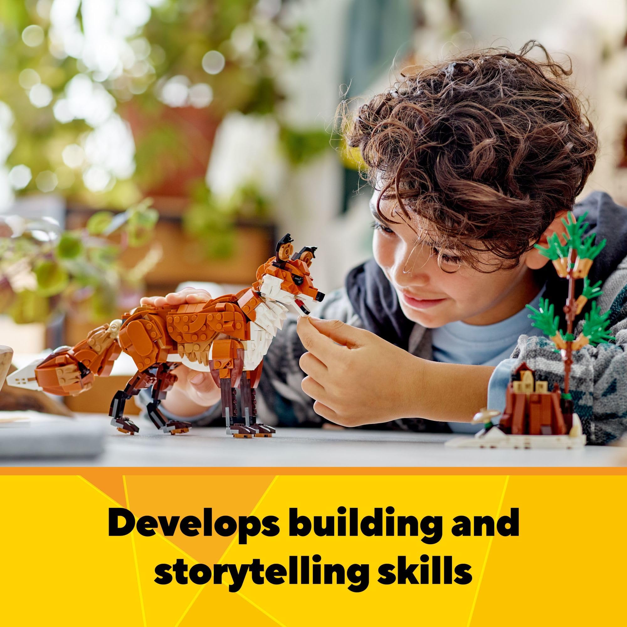 LEGO Creator 3 in 1 Forest Animals Red Fox Toys - Building Toys for Kids, Boys & Girls, Ages 9+ - Animal Figurine W/ 3 Building Options into Fox, Owl, or Squirrel - 31154: LEGO Creator 3 in 1 Forest Animals Red Fox Toys - Building Toys for Kids, Boys & Girls, Ages 9+ - Animal Figurine W/ 3 Building Options into Fox, Owl, or Squirrel - 31154