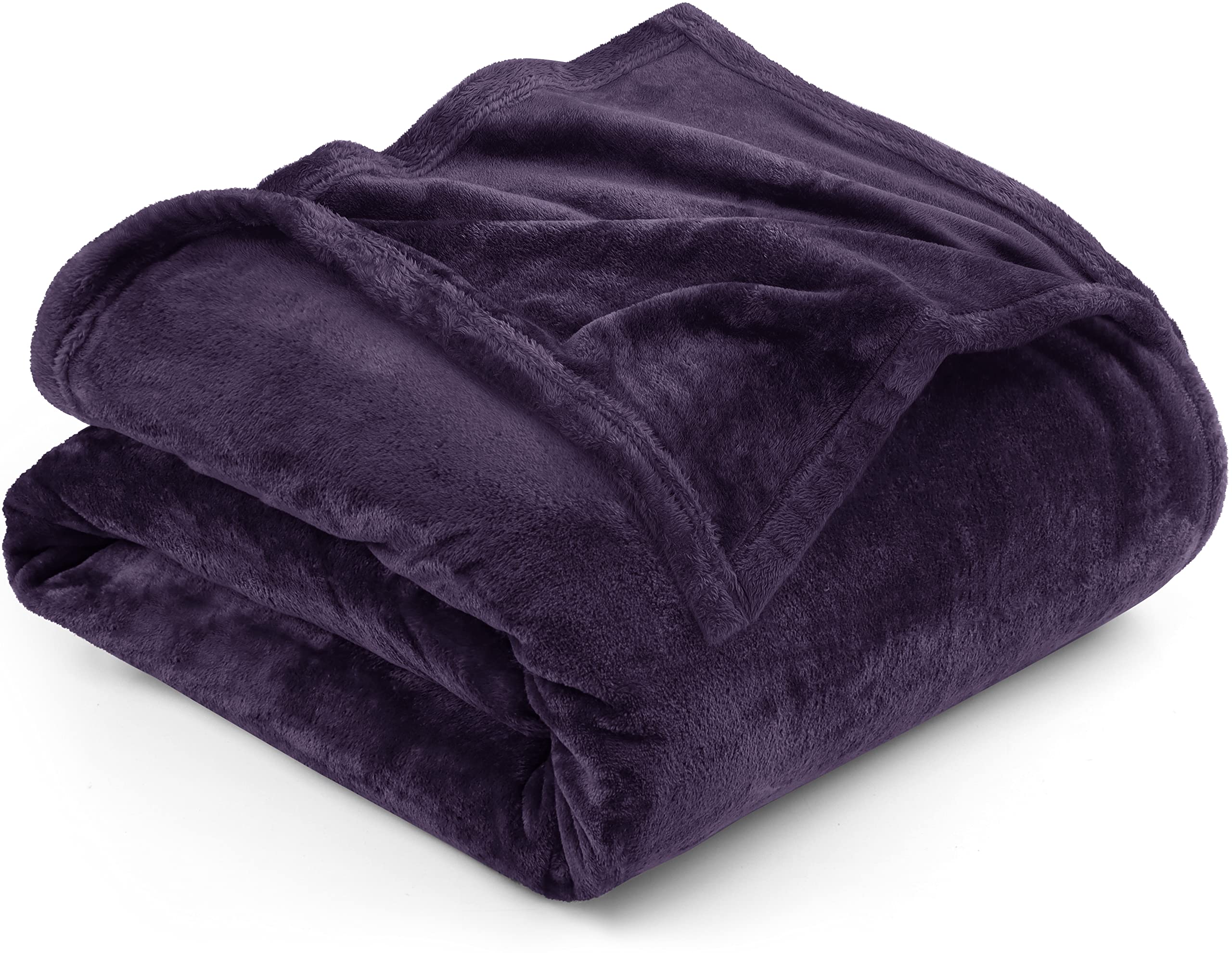 Utopia Bedding Fleece Blanket King Size Purple 300GSM Luxury Anti-Static Fuzzy Soft Microfiber Bed Blanket (90x102 Inch) thumbnail 1