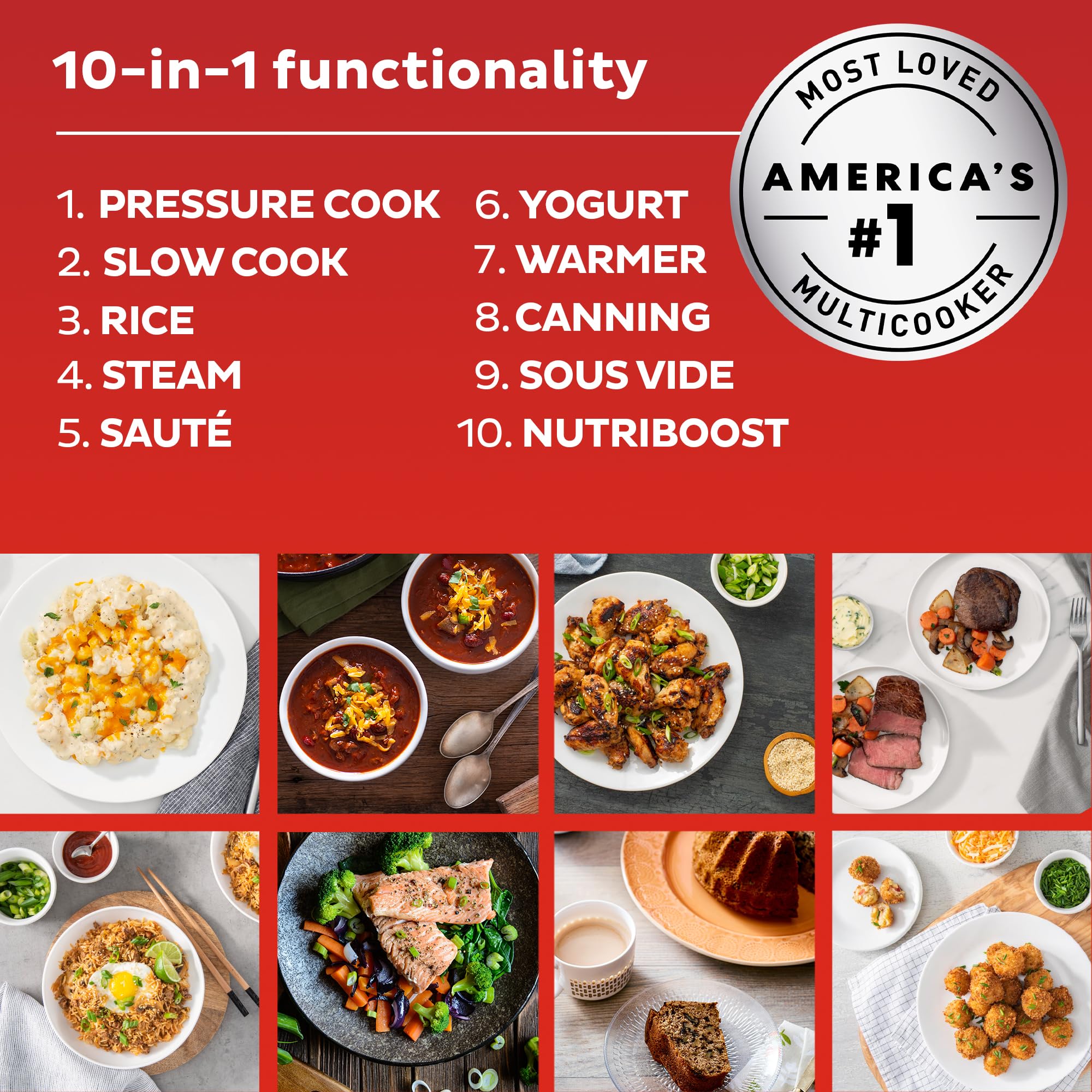 Instant Pot Pro Plus Wi-Fi Smart 10-in-1, Pressure Cooker, Slow Cooker, Rice Cooker, Steamer, Sauté Pan, Yogurt Maker, Warmer, Canning Pot, Sous Vide, Includes App with Over 800 Recipes, 6 Quart: White