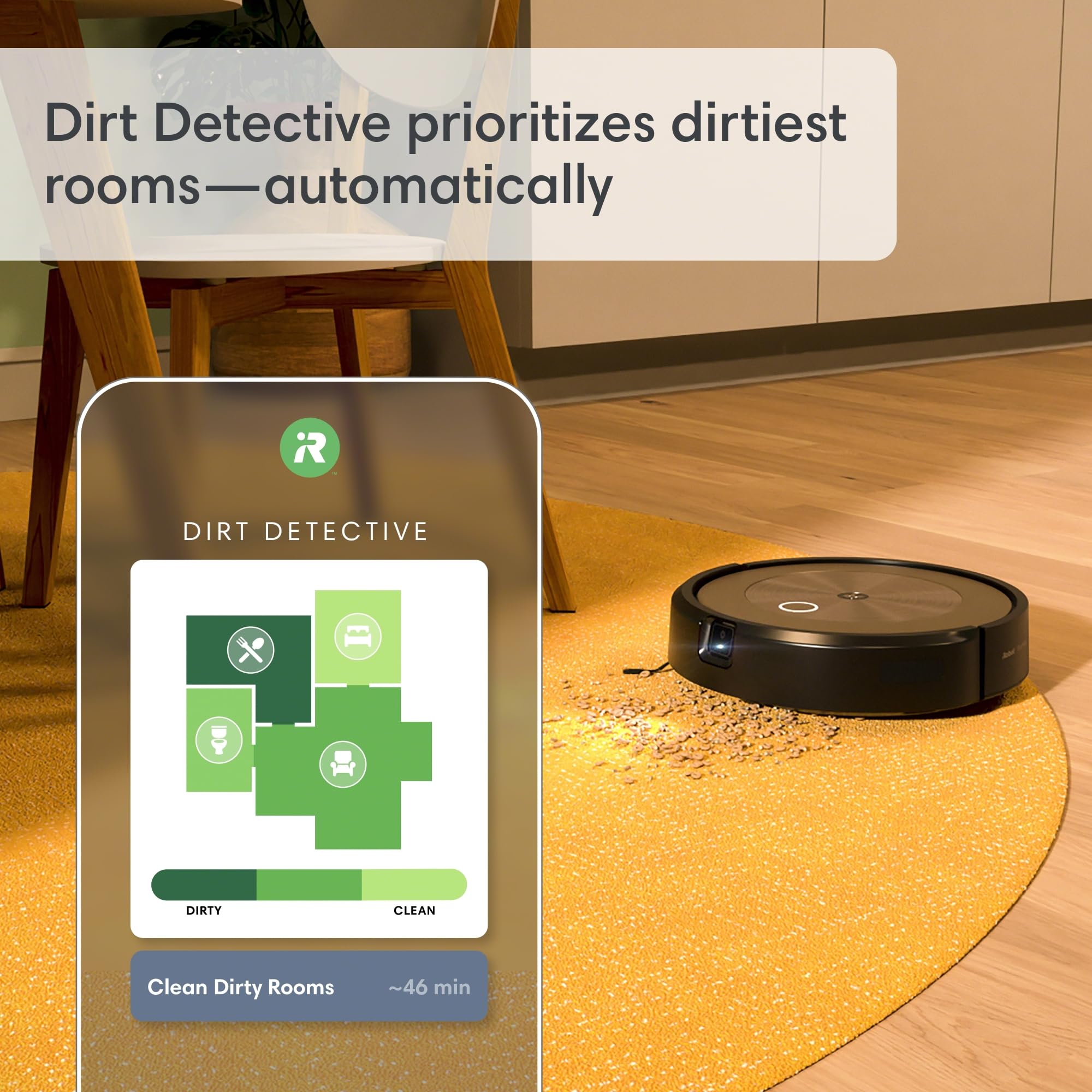iRobot Roomba j9+ Self-Emptying Robot Vacuum – Powerful Suction, Identifies and Avoids Obstacles Like pet Waste, Sel-Empties for 60 Days, Best for Homes with Pets, Smart Mapping, Works with Alexa​ thumbnail 4