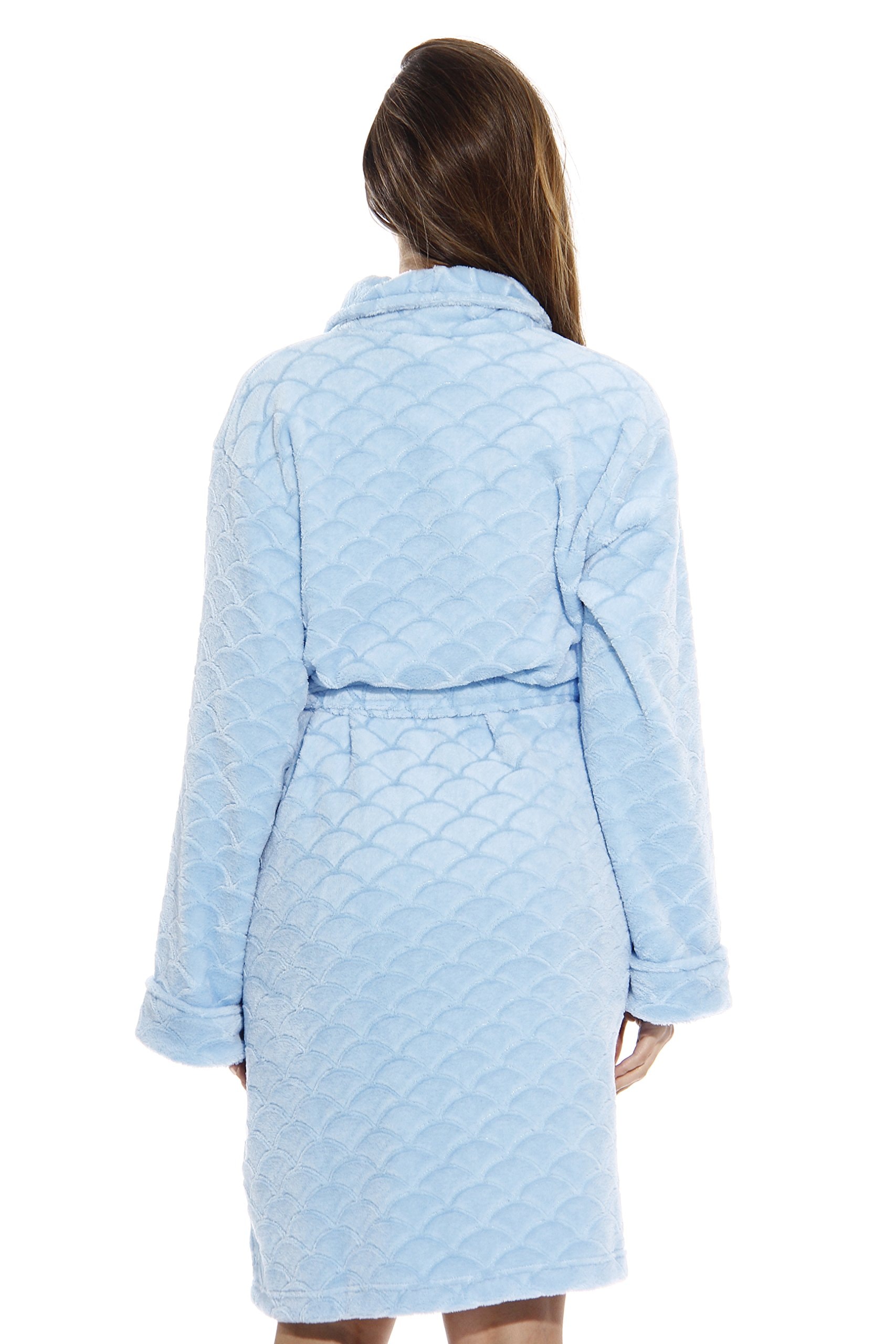 Just Love Kimono Robe Bath Robes for Women: 1X Light Blue