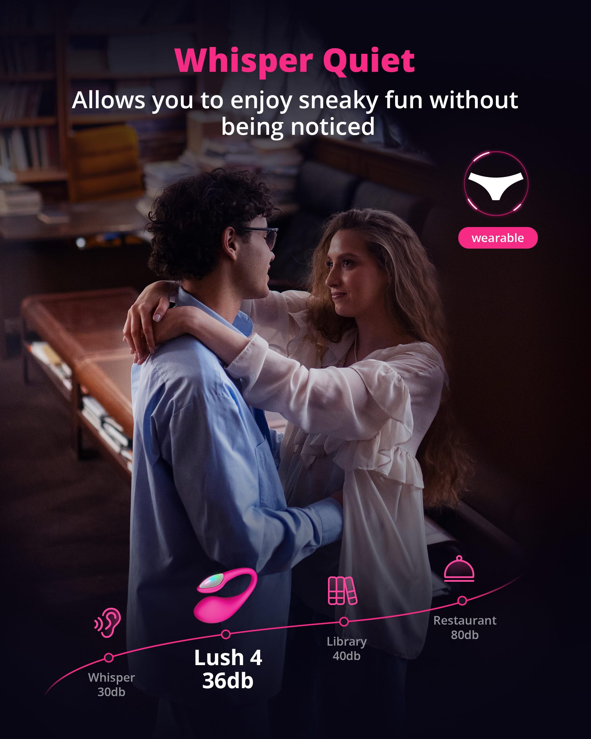LOVENSE Lush 4 Remote Control G-spot Vibrator, Wearable Long Distance Adult Sex Toys & Games with LED Light, App Controlled Egg Vibrators for Women Couples, Powerful Vibration, Discreet, Waterproof: LOVENSE Lush 4 Remote Control G-spot Vibrator, Wearable Long Distance Adult Sex Toys & Games with LED Light, App Controlled Egg Vibrators for Women Couples, Powerful Vibration, Discreet, Waterproof
