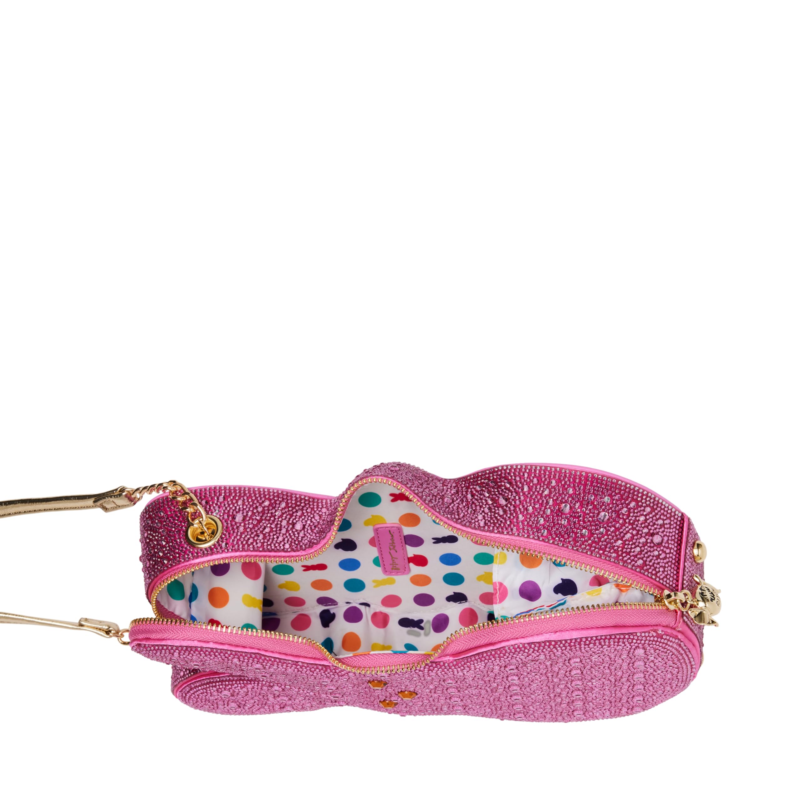Betsey Johnson Peeps X Rhinestone Bunny Crossbody