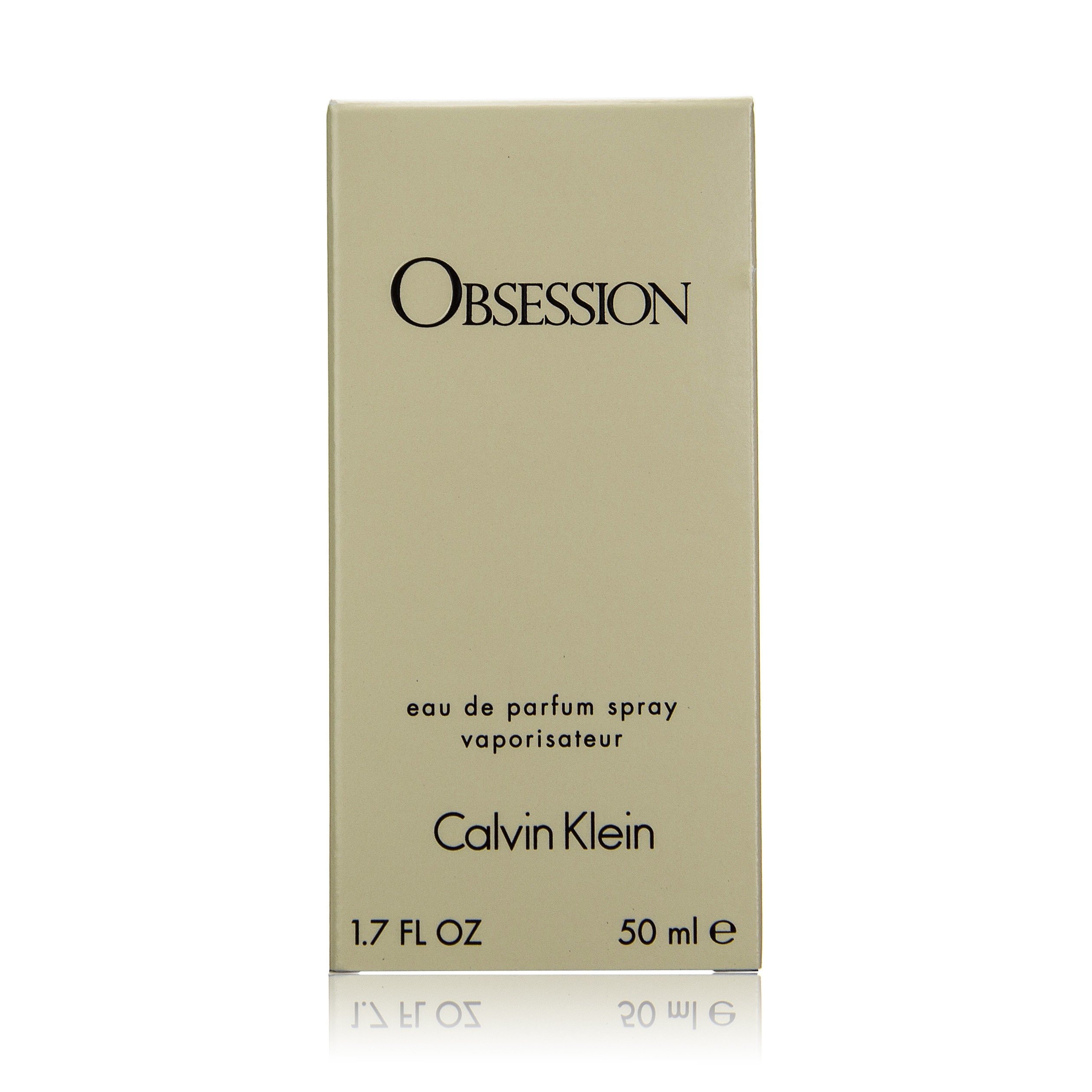 Calvin Klein Obsession Eau de Parfum – Ambery Women's Perfume – With Notes of Mandarin, Bergamot, Jasmine & Patchouli – Long Lasting Fragrance