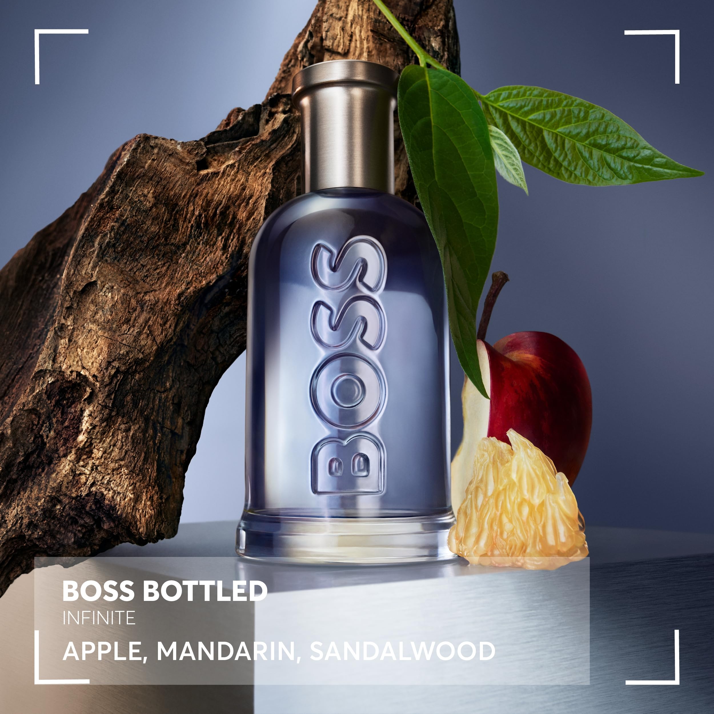 Hugo Boss Bottled Infinite Eau de Parfum – Woody Men's Cologne – With Notes of Apple, Patchouli, Lavender & Sandalwood – Long Lasting Fragrance: 3.3 Fl Oz (Pack of 1)