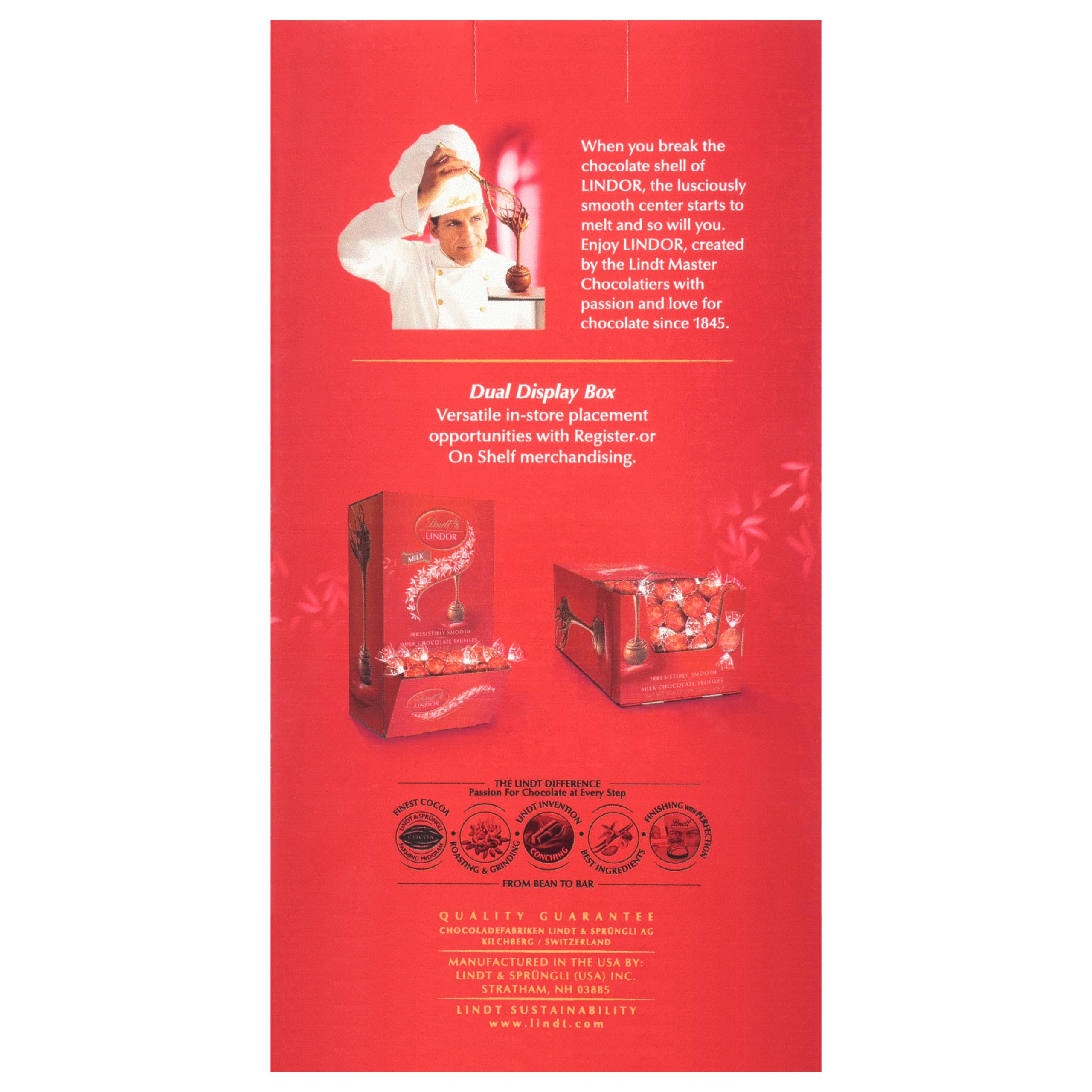 Lindt LINDOR Milk Chocolate Candy Truffles Traditions Gift Box, Milk Chocolate Candy with Smooth, Melting Truffle Center, 6.8 oz.: 50.8 Ounce (Pack of 1) 50.8-oz