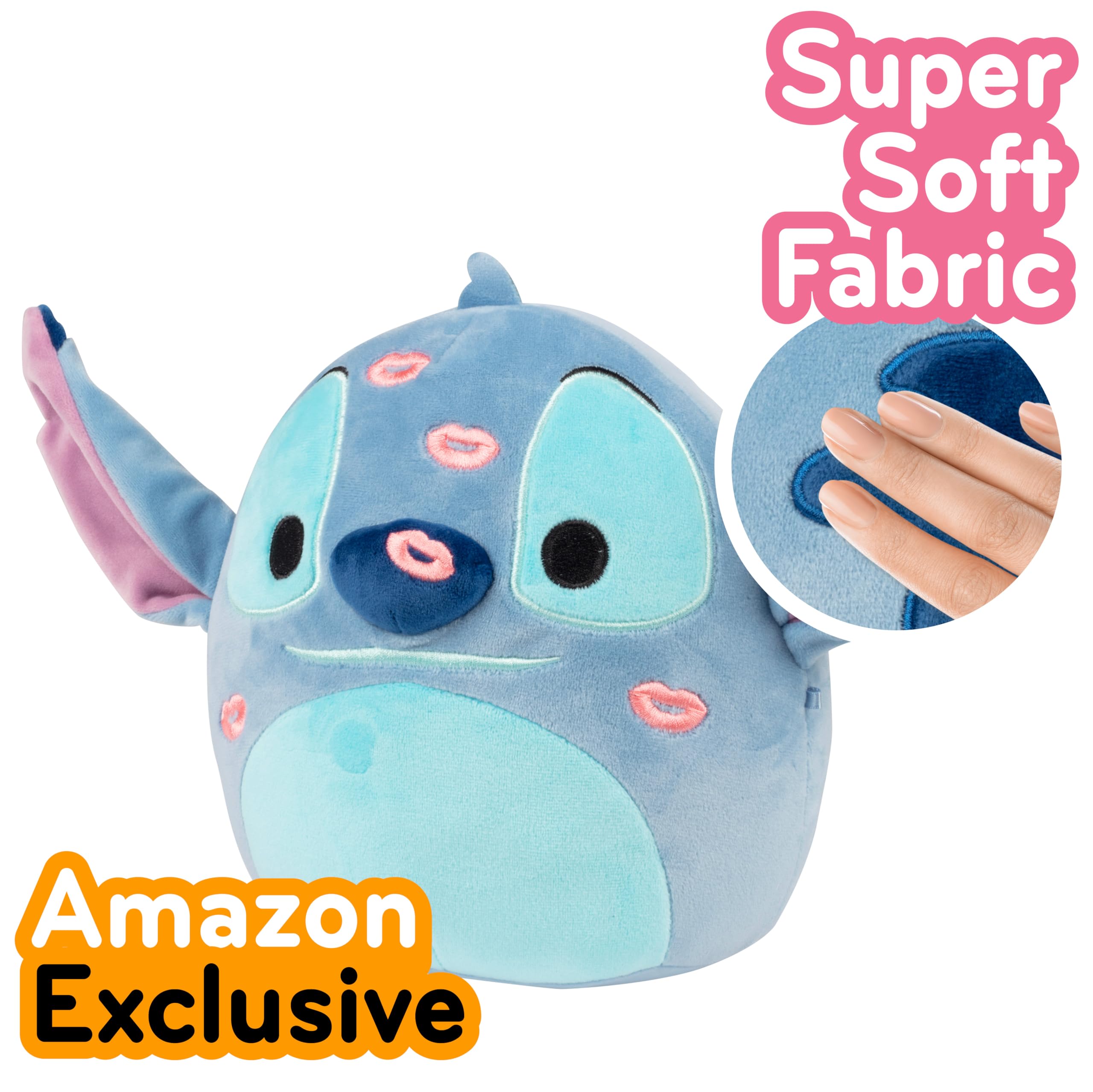 Squishmallows 8-Inch Stitch - Official Jazwares Disney Movie Plush - Collectible Soft Squishy Stuffed Animal Toy - Gift for Kids, Girls, Boys thumbnail 2