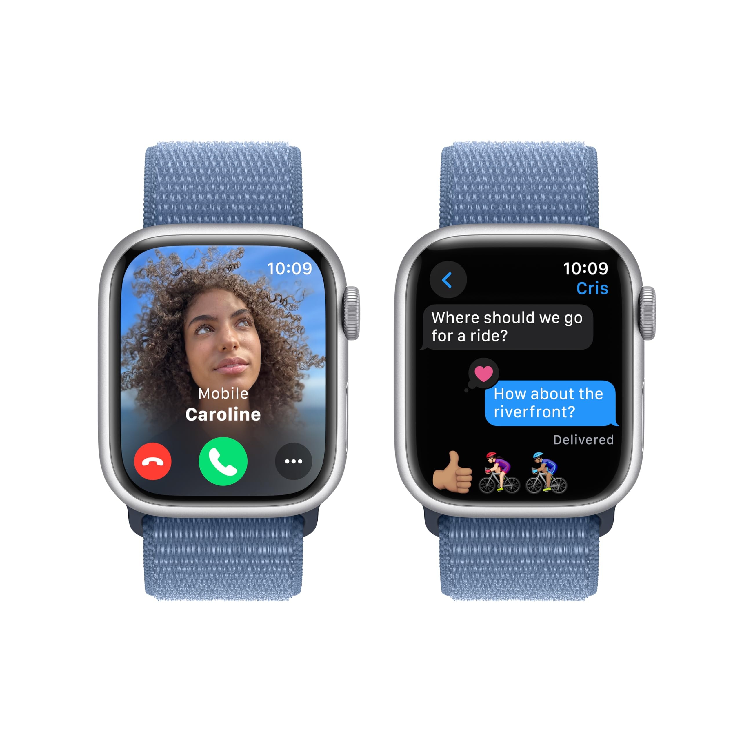 Apple Watch Series 9 [GPS 41mm] Smartwatch with  One Size. Fitness Tracker, ECG Apps, Always-On Retina Display, Carbon Neutral - Image 4