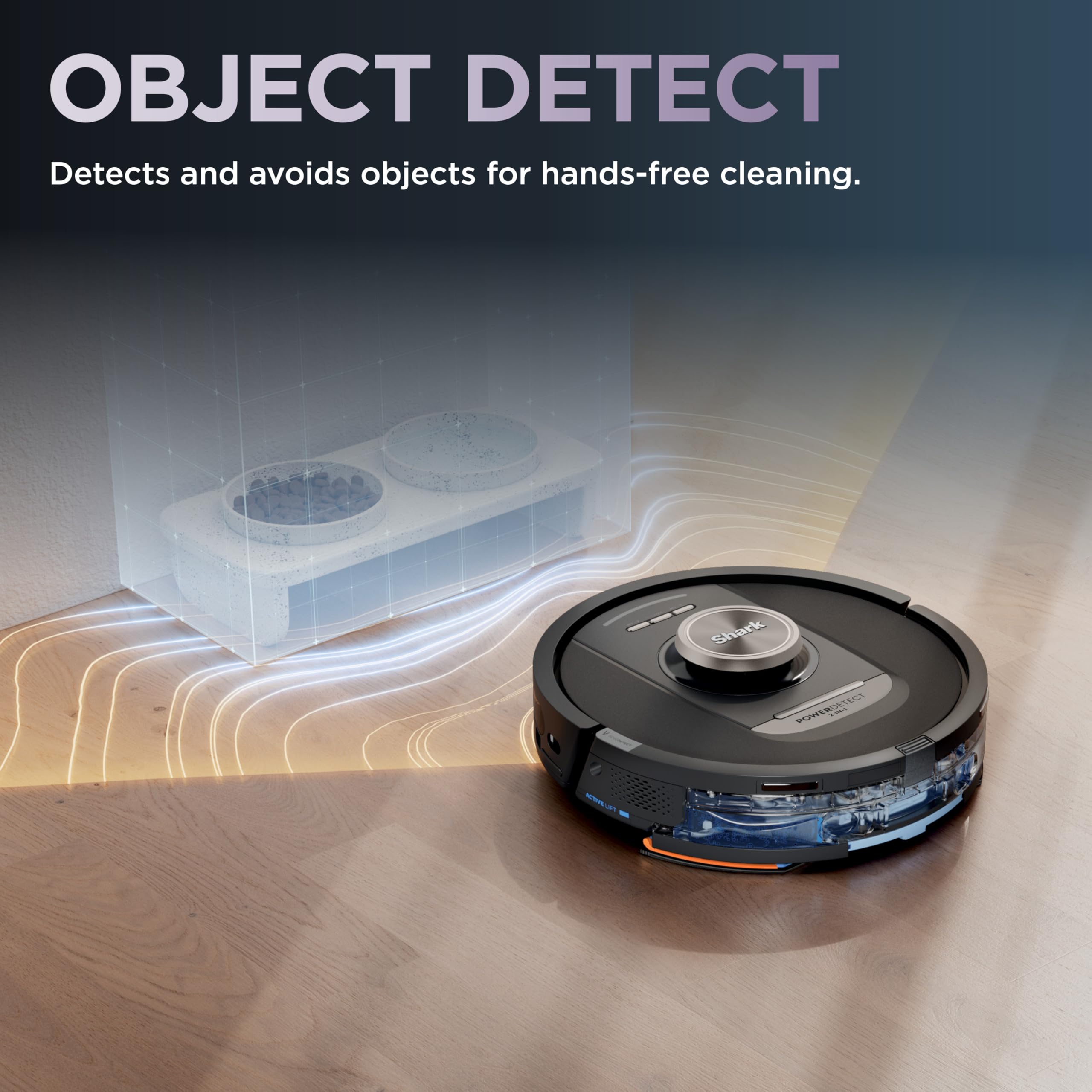 Shark Robot Vacuum & Mop Combo, PowerDetect NeverTouch Pro,Self-Emptying,Self-Refill with Self-Clean Pad Wash & Dry, 60-Day Debris Capacity,30-Day Refill Tank, 5PowerDetect Technologies,White,AV2800ZE: Shark PowerDetect NeverTouch, Self-Empty & Self-Refill, Robot Vacuum and Mop with Bagless, 30-Day Debris Capacity HEPA Base, 30-Day Capacity Refill Tank, Pad Dry, Black, AV2810YS