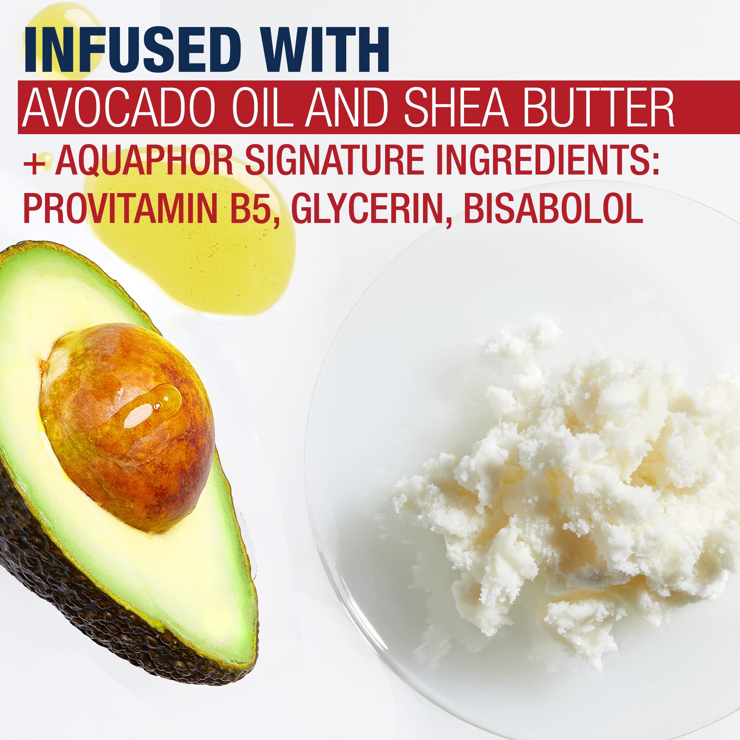 Aquaphor Repairing Hand Masks, Moisturizing Gloves for Dry Hands, Moisturizer for Dry Skin with Avocado Oil and Shea Butter, Pack of 6 - Image 3