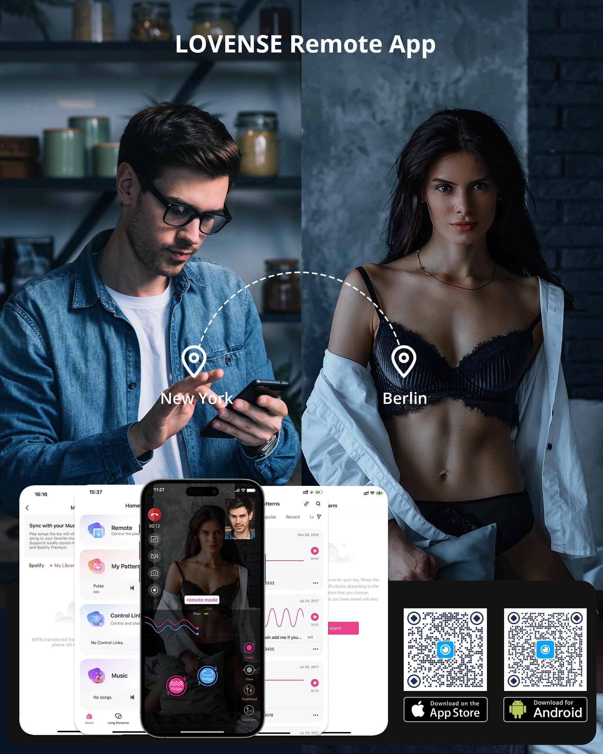 LOVENSE Ridge Vibrator Anal Beads Dildo, 360° Rotating Vibrating Butt Plug Anal Sexy Toys for Men Women, Adult Toy Prostate Massager, Remote Control Anal Vibrator for Beginner & Advanced Player thumbnail 2