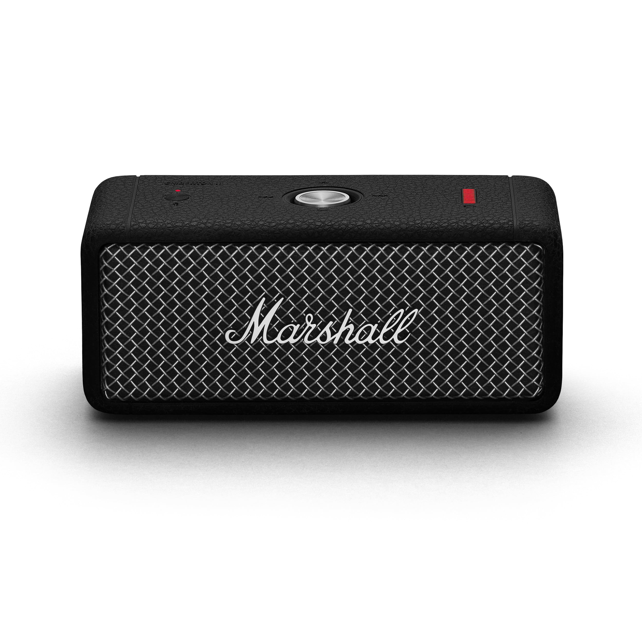 Marshall Emberton II Portable Bluetooth Speaker, Black & Brass: Emberton II Black & Steel
