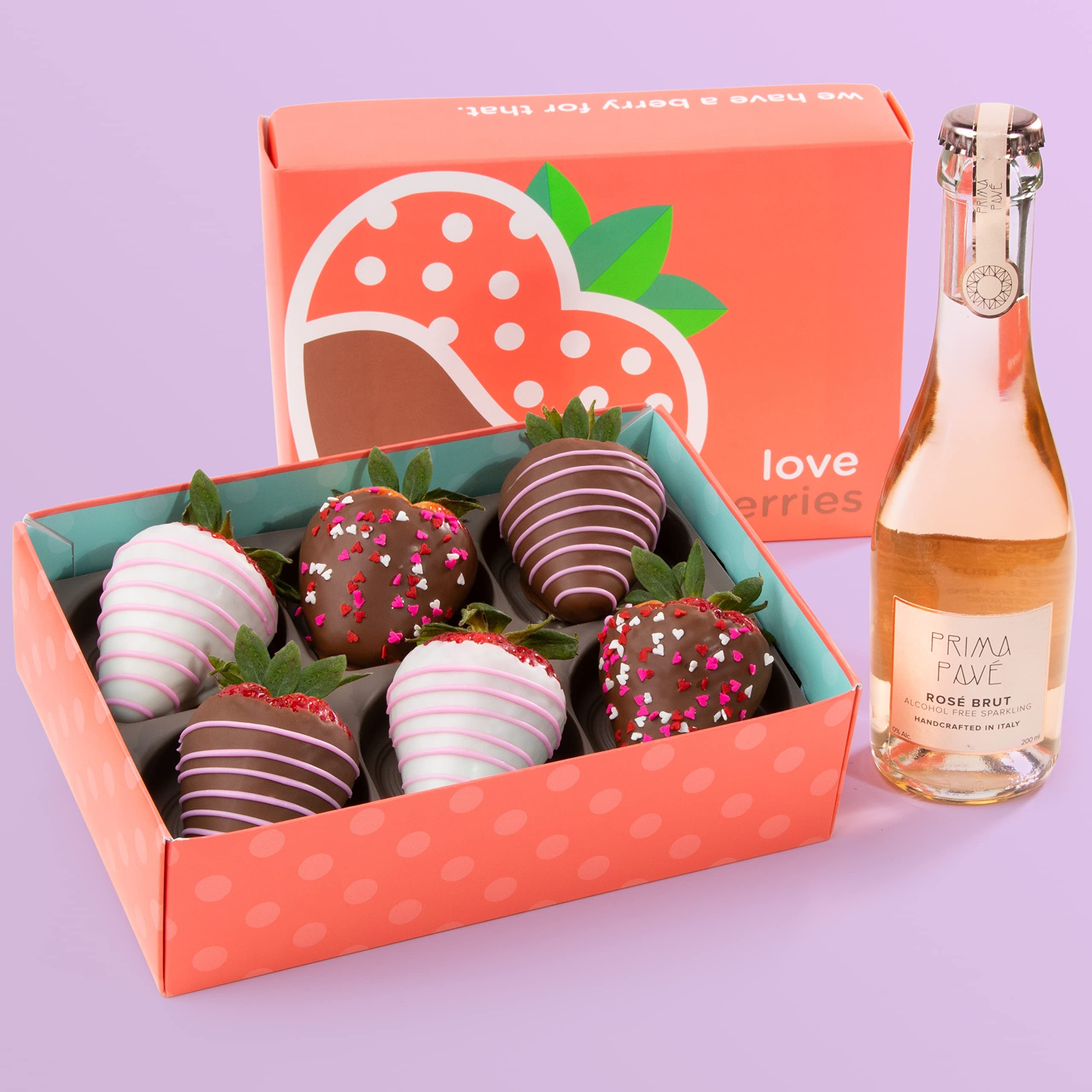 A Gift Inside The Original Love Berries Chocolatey Dipped Strawberries - 12 Berries - Image 3