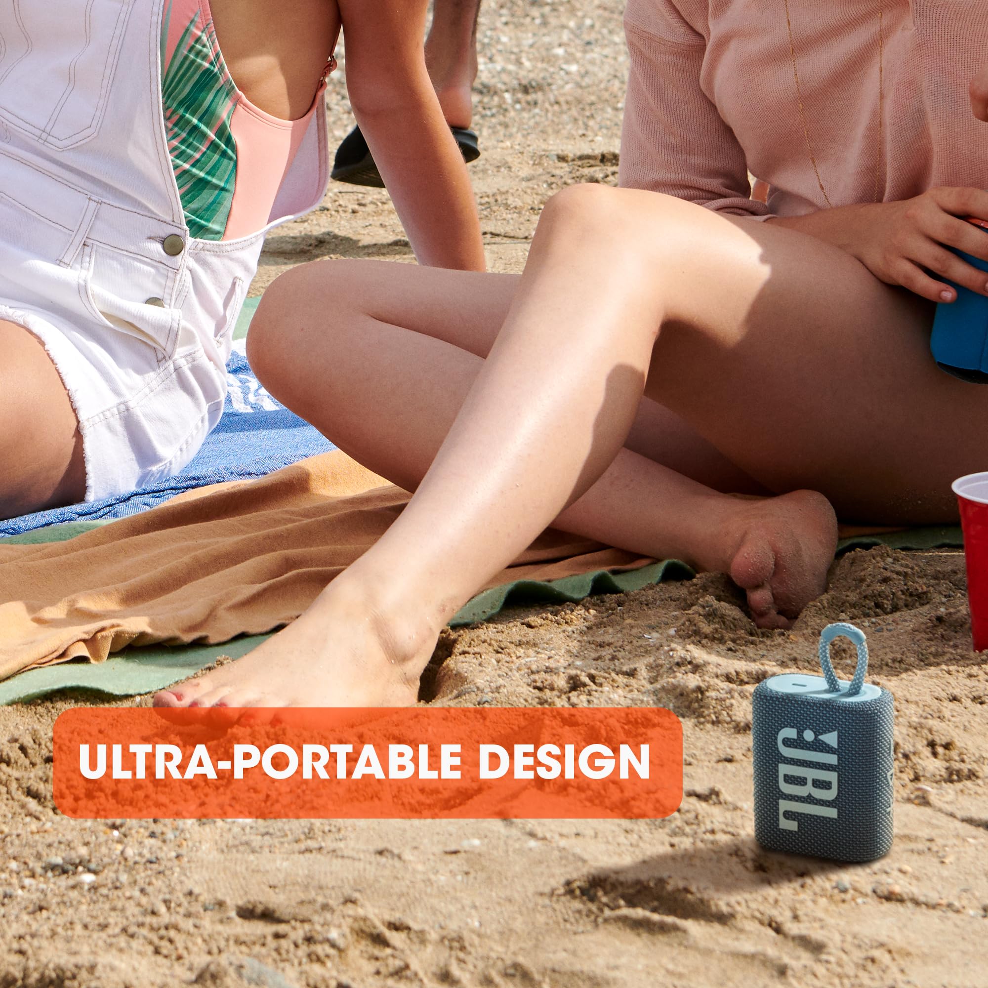 JBL Go 3 - Portable Mini Bluetooth Speaker, big audio and punchy bass, IP67 waterproof and dustproof, 5 hours of playtime, speaker for home, outdoor and travel (Blue): GO3 Blue