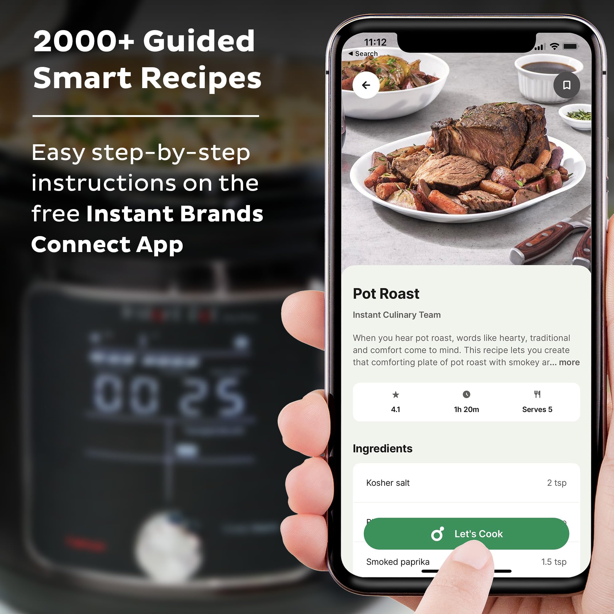 Instant Pot Pro Plus Wi-Fi Smart 10-in-1, Pressure Cooker, Slow Cooker, Rice Cooker, Steamer, Sauté Pan, Yogurt Maker, Warmer, Canning Pot, Sous Vide, Includes App with Over 800 Recipes, 6 Quart: Black