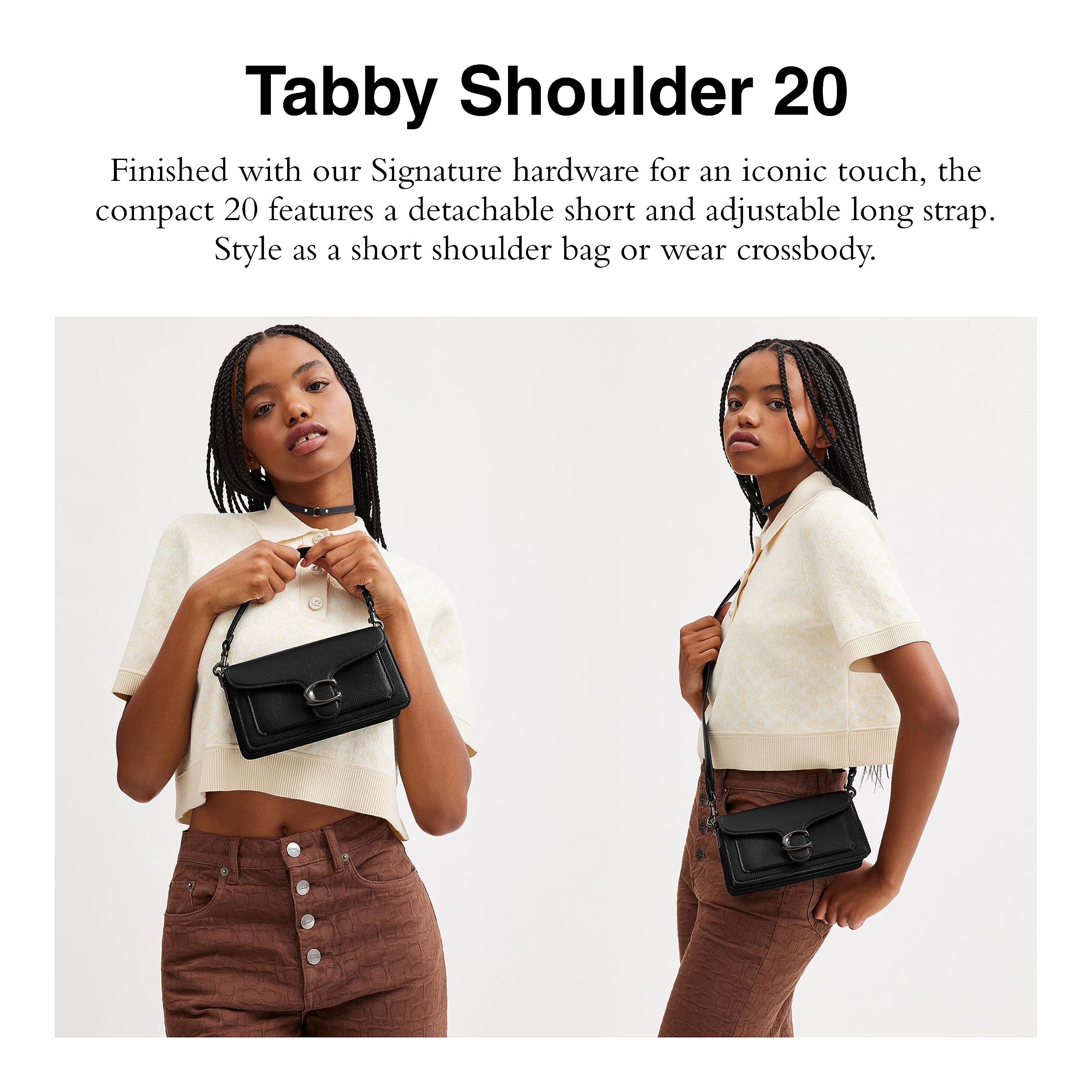 Coach Tabby Shoulder Bag 20: One Size Black