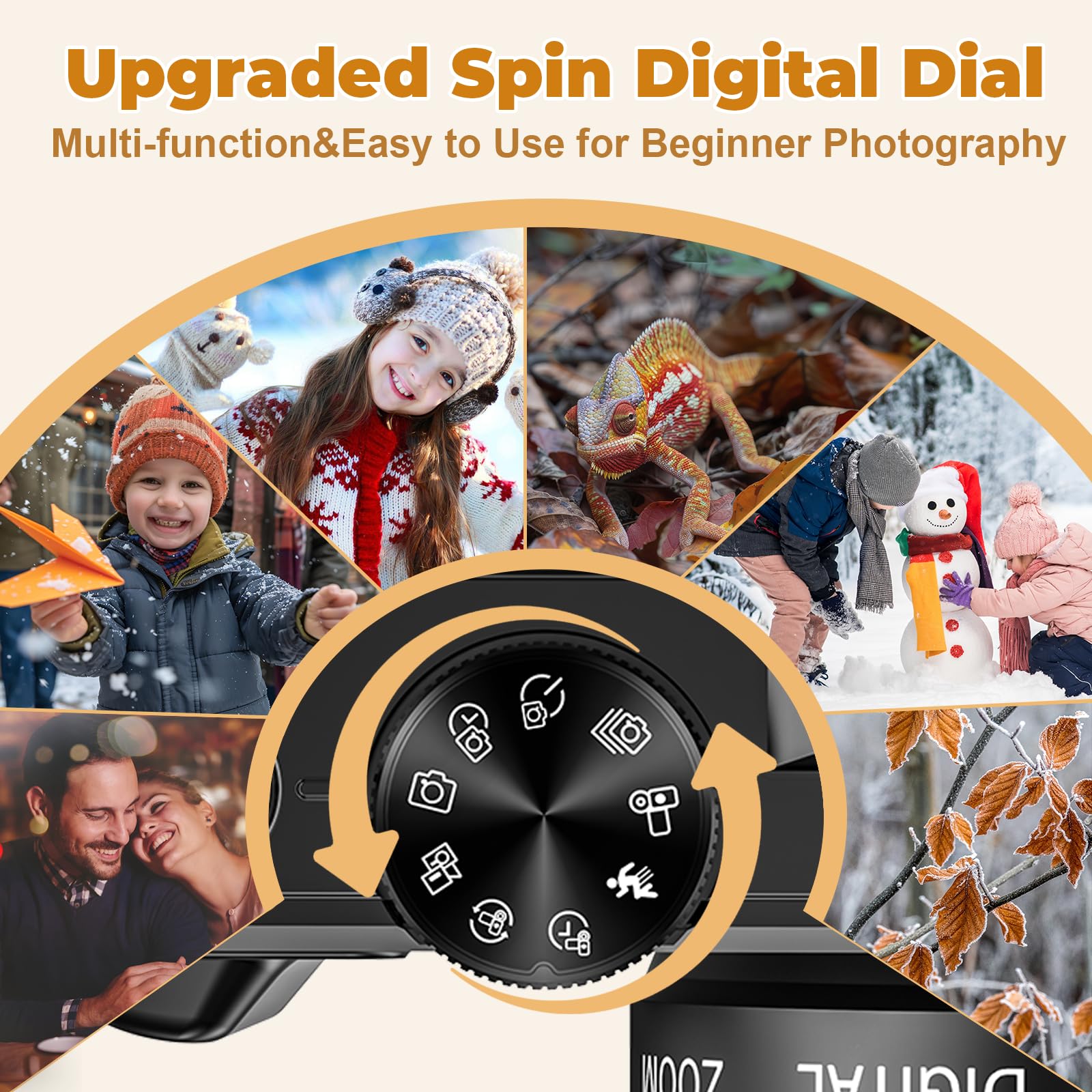 4K Digital Camera - Digital Cameras for Photography - 64MP Vlogging Camera for YouTube - Autofocus Video Camera 3" 180° Flip Screen with 18X Zoom - Compact Travel Cameras with 32GB SD Card 2 Batteries: 4K Digital Camera - Digital Cameras for Photography - 64MP Vlogging Camera for YouTube - Autofocus Video Camera 3" 180° Flip Screen with 18X Zoom - Compact Travel Cameras with 32GB SD Card 2 Batteries