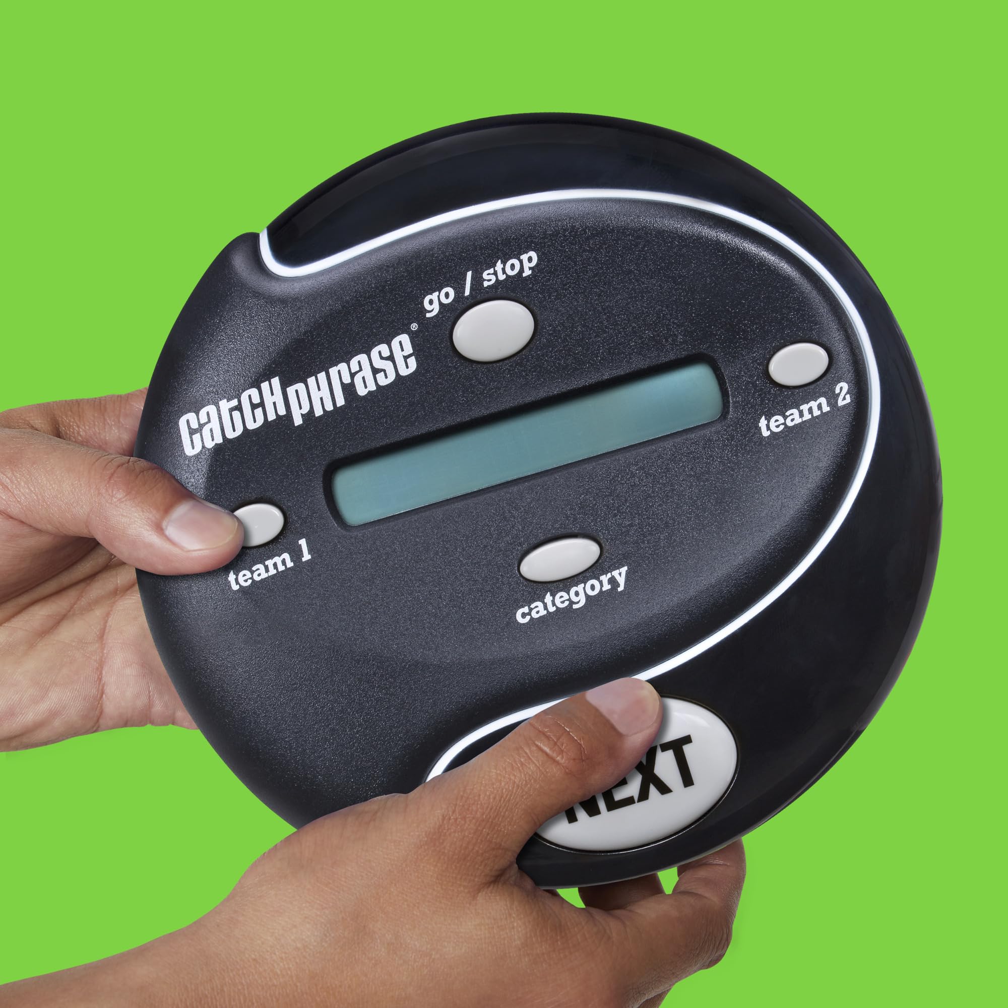 Hasbro Gaming Catch Phrase Electronic Game | Fun Active Handheld Party Games for Adults, Teens, and Kids | 4 or More Players, 2 Teams | Portable Summer Travel Activities | Ages 12+ (Amazon Exclusive)