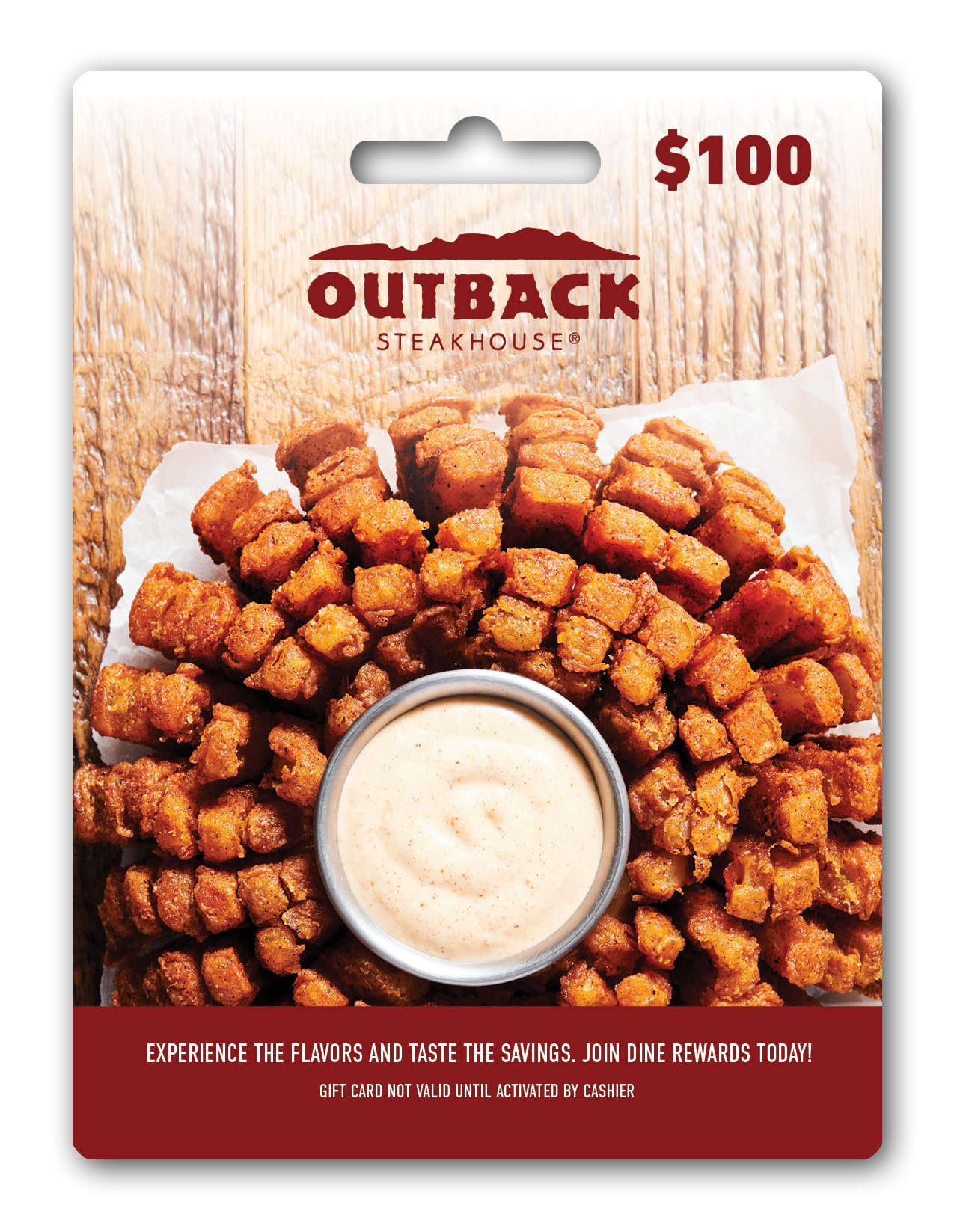 Outback Steakhouse Restaurant Gift Card: 100 Standard
