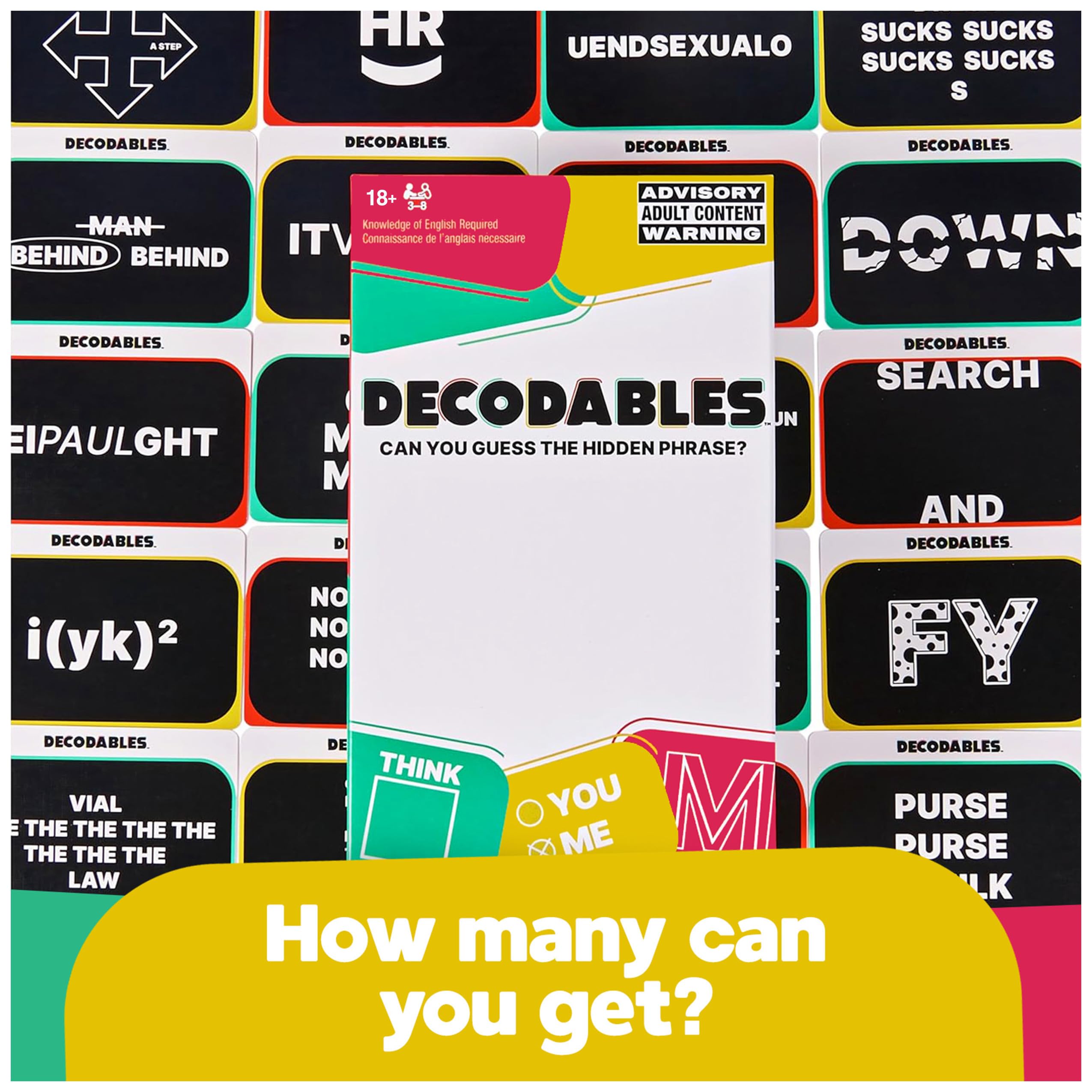 Spin Master Games, , The Viral Hit Adult Card Game, Bachelorette Party Activity, Meme Party Game, 2-10 Players, for Ages 18 & Up: Decodables