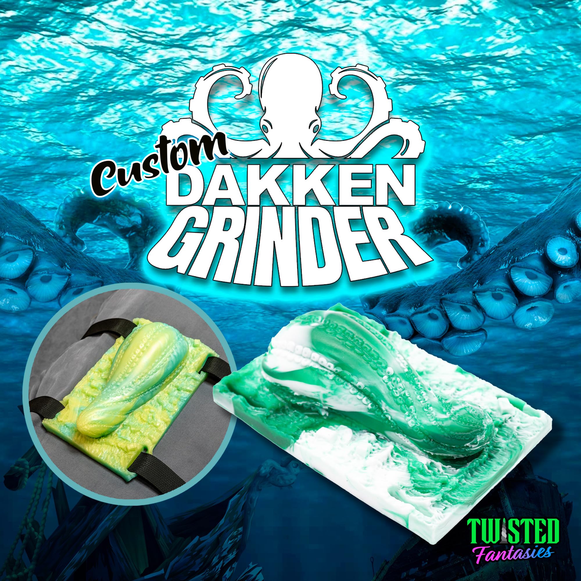 Twisted Fantasies Tentacle Grinder - Humping Adult Sex Toys - Straps to Pillow or Towel - Handmade in The USA () thumbnail 2