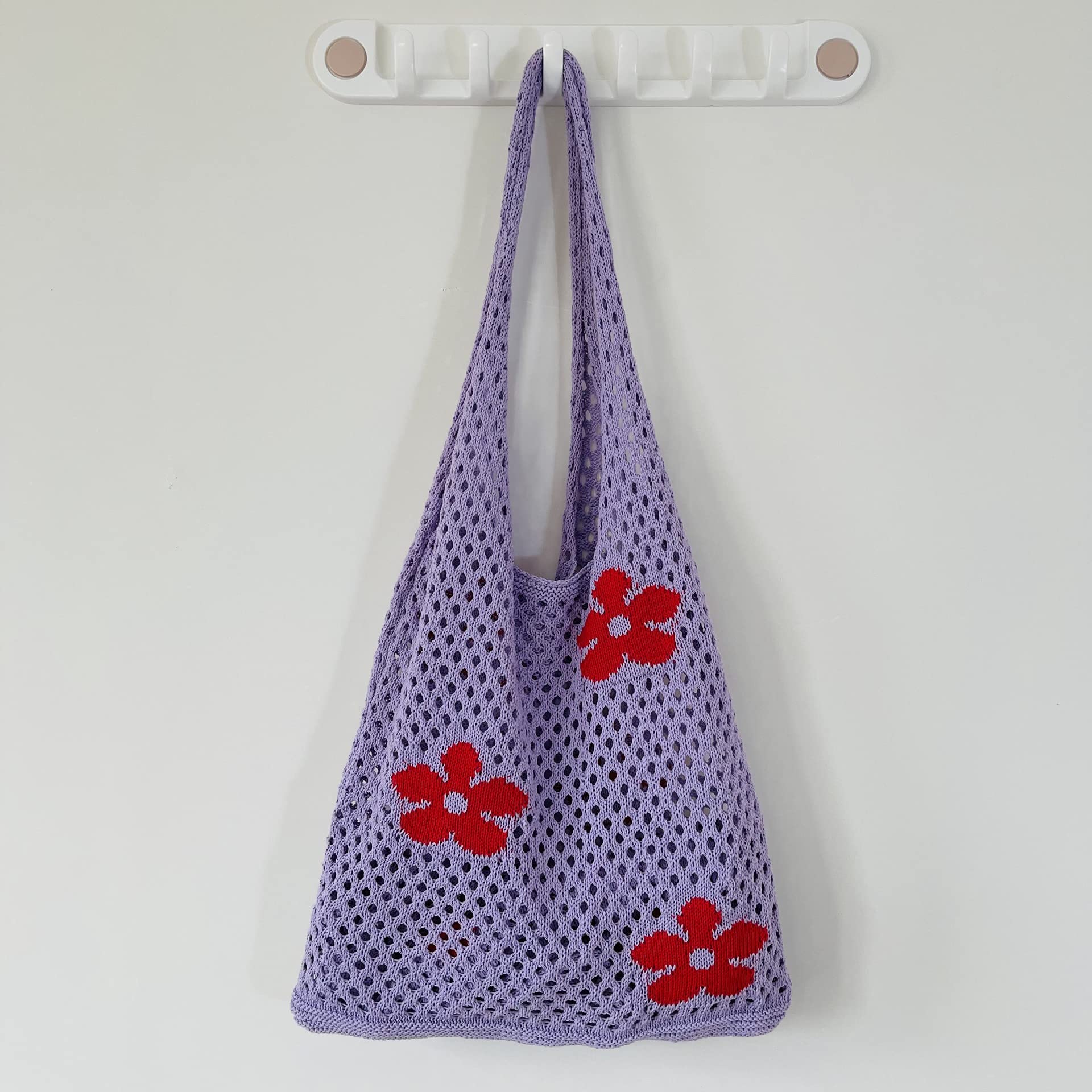 Crochet Tote Bag Fairycore Hobo Bag for Women Fairy Grunge Aesthetic Tote Bag Fairy Grunge Accessories: Crochet Tote Bag Fairycore Hobo Bag for Women Fairy Grunge Aesthetic Tote Bag Fairy Grunge Accessories
