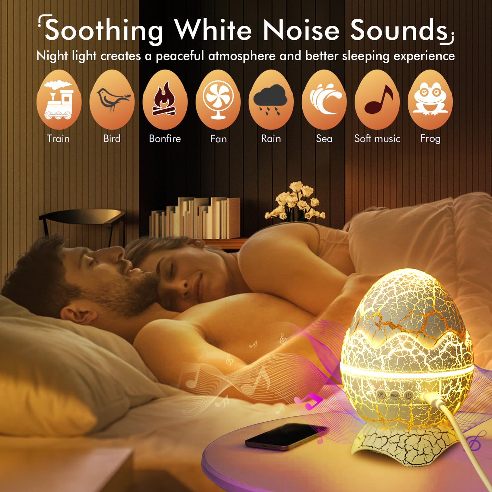Rossetta Galaxy Projector, Star Projector for Bedroom, Night Lights for Kids Room with  Noise, Bluetooth Speaker, Timer and Remote, Room Decor, Gifts for Girls, Boys, Adults, Christmas, Birthday: White