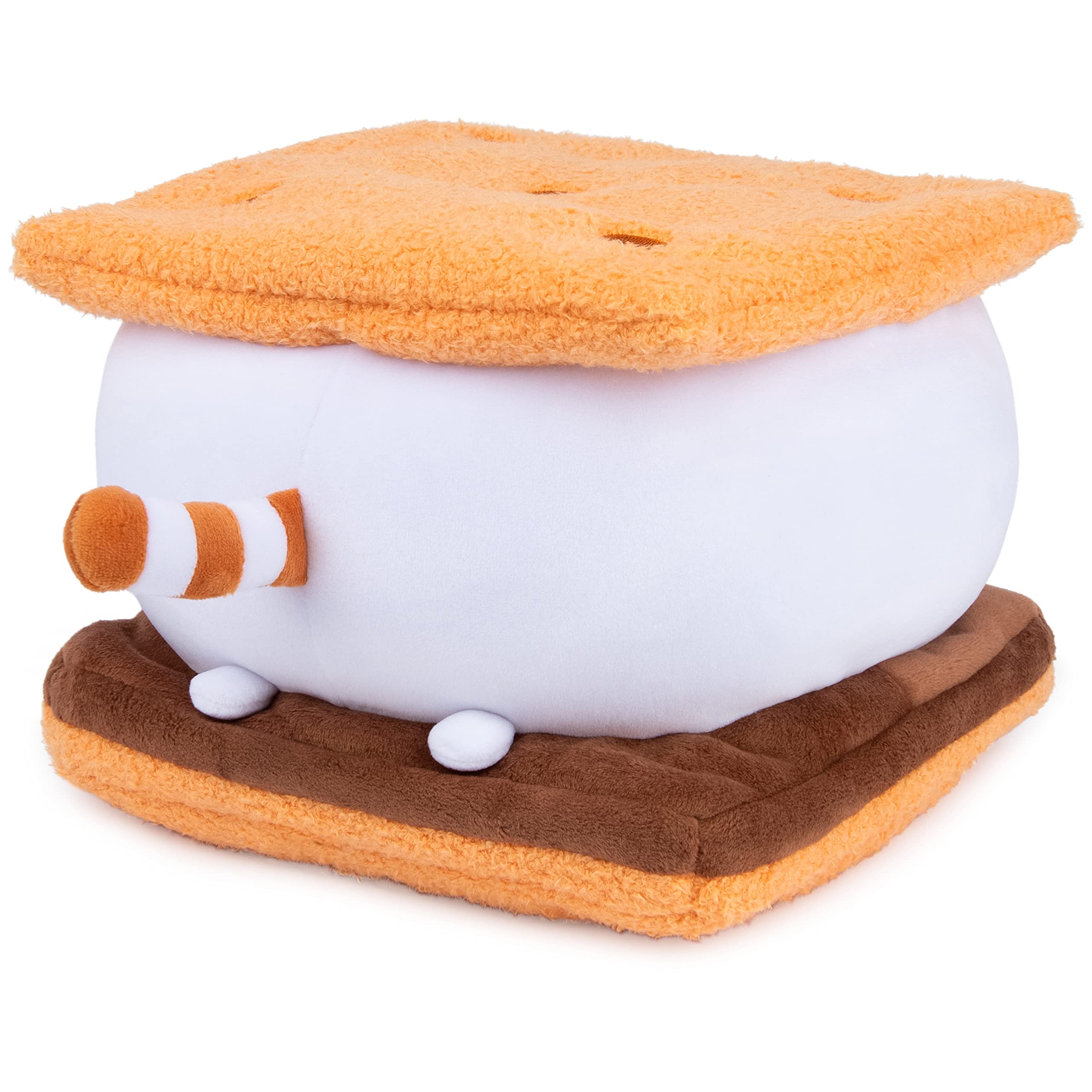 GUND Pusheen S’mores Squisheen Plush, Stuffed Animal for Ages 8 and Up, Brown/White, 12”: Mores Squisheen Plush
