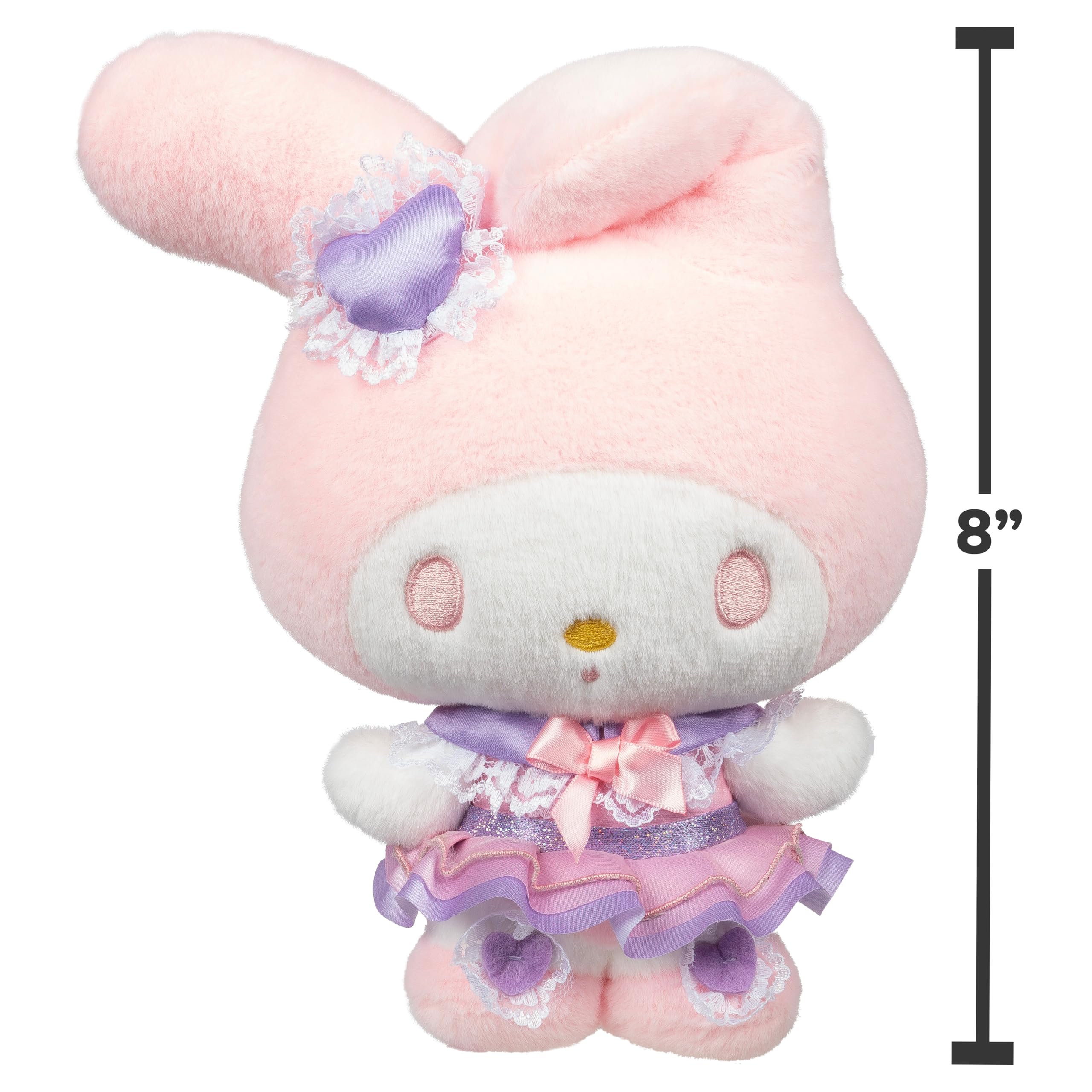 Hello Kitty and Friends, Ultra-Premier Specialty 8” My Melody Plush - Limited Edition - Officially Licensed Sanrio Product from Jazwares - Ages 6+