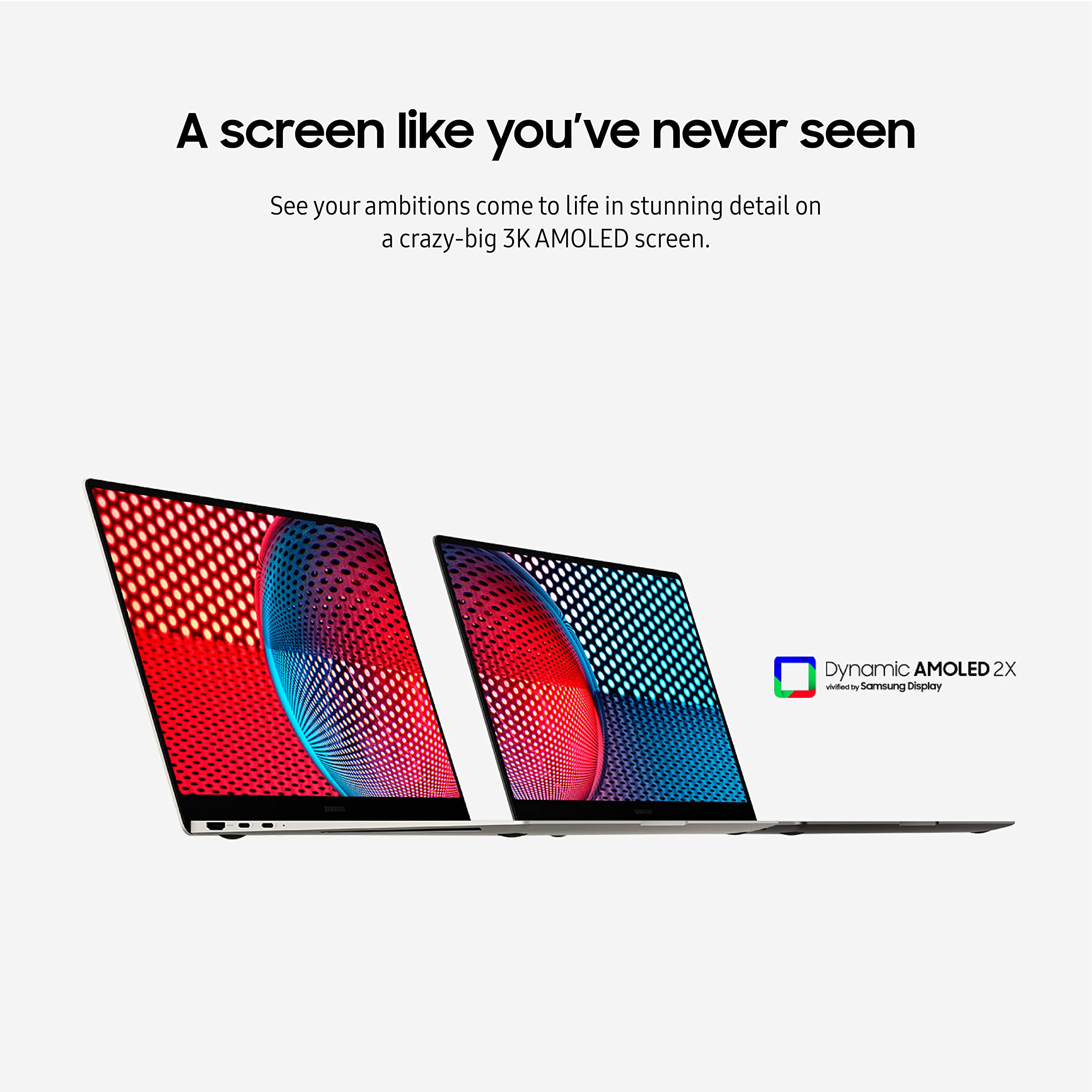 SAMSUNG 14” Galaxy Book3 Pro Laptop PC Computer, 13th Gen Intel Core i7-1360P Processor / 16GB / 512GB, 3K AMOLED Screen, 120hz, Fingerprint Reader, FHD Webcam, 2023 Model, NP940XFG-KC2US,: Beige