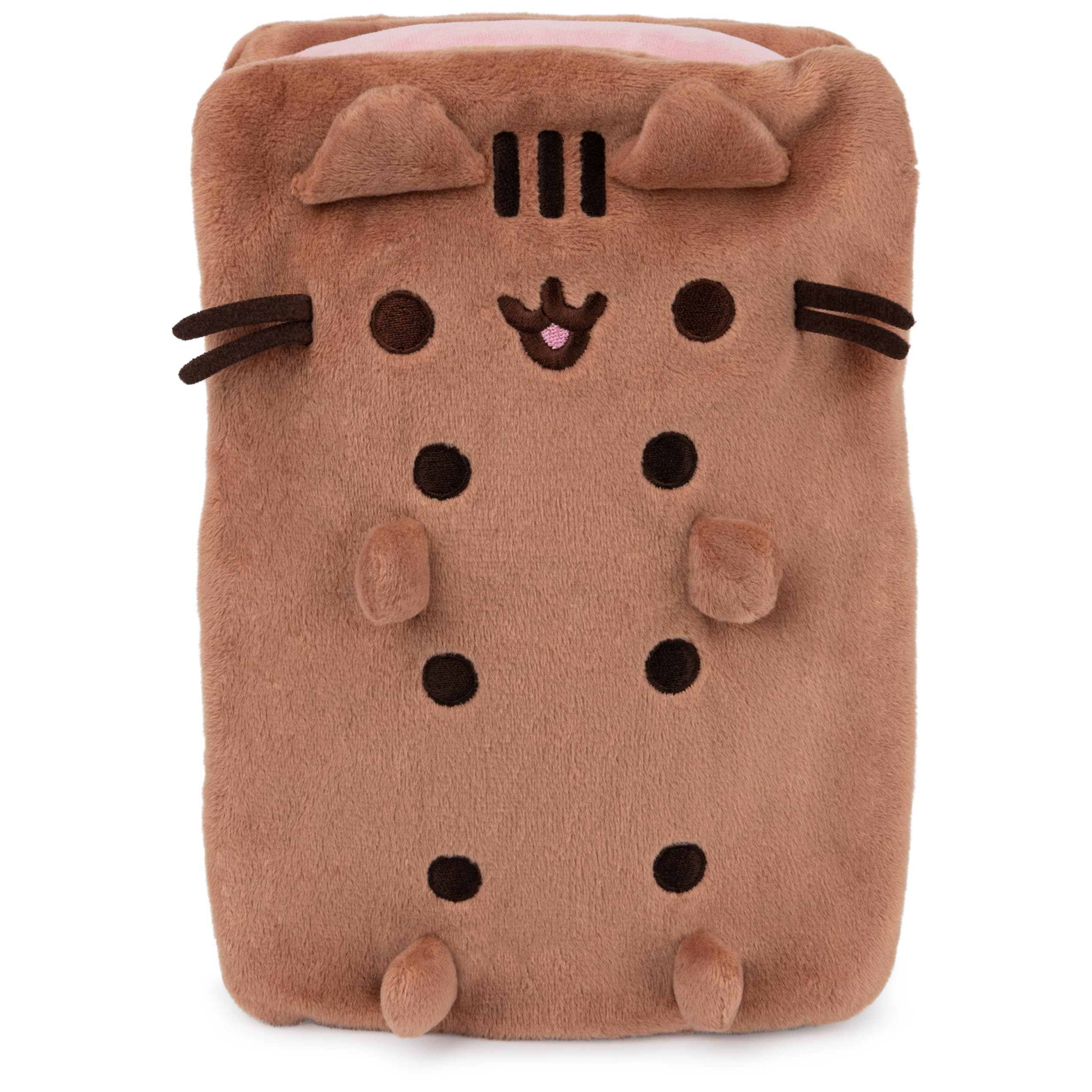 GUND Pusheen Neapolitan Ice Cream Sandwich Pusheen Plush, Stuffed Animal for Ages 8 and Up, Brown, 9.5”: Ice Cream Sandwich 9.5"