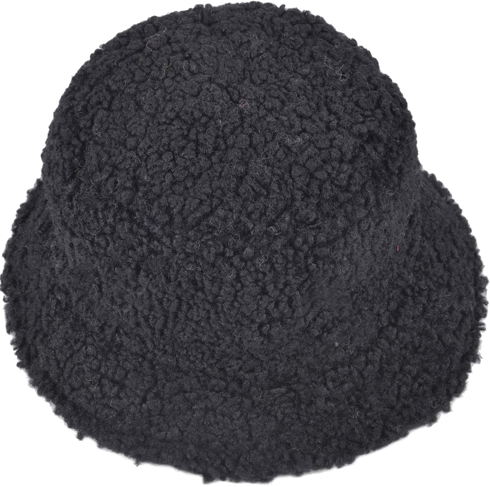 ChezAbbey Faux Fur Bucket Hat, Fuzzy Furry Winter Warm Fisherman Cap, Fluffy Teddy Sherpa Clothe Hats for Women Men Girls thumbnail 4