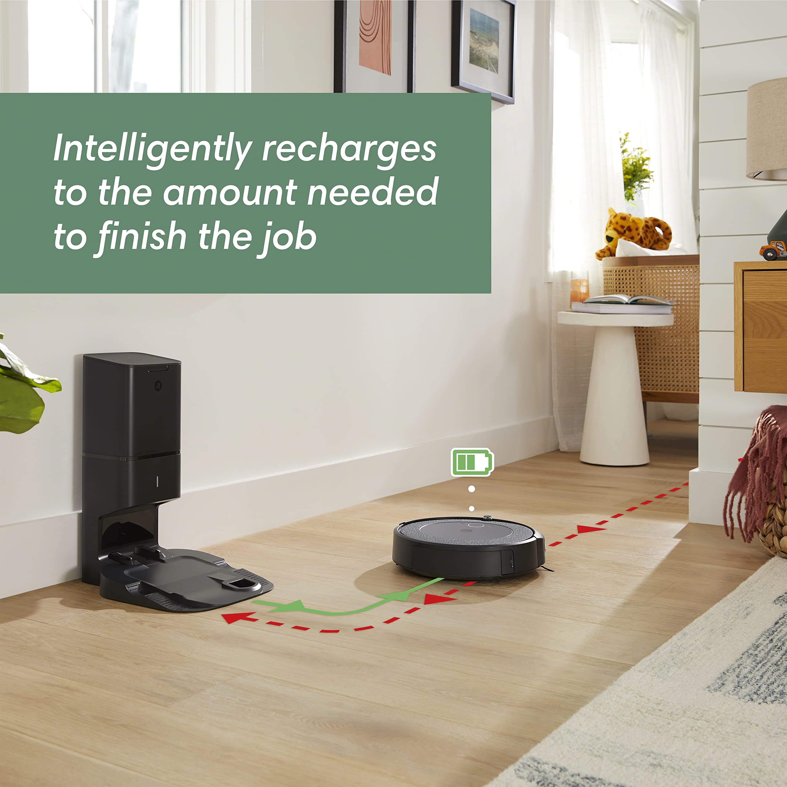 iRobot  Self-Emptying Robot Vacuum and Mop, Clean by Room with Smart Mapping, Empties Itself for Up to 60 Days, Works with Alexa, Personalized Cleaning OS: Roomba i3+ &amp; M6 Mop