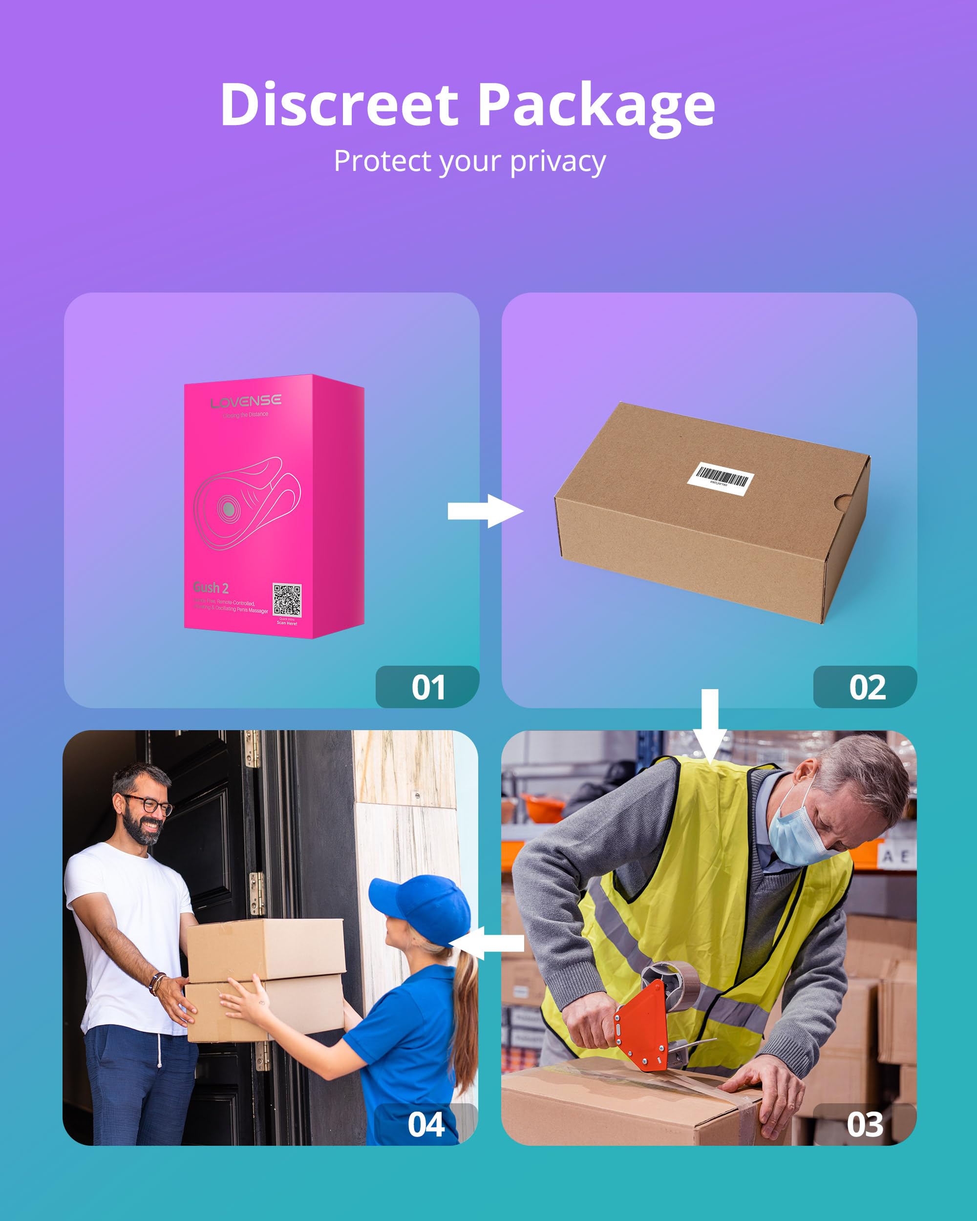LOVENSE Gush 2 Automatic Male Masturbator Stroker, Vibrating & Oscillating Penis Massager Cock Ring with Endurance Training App Remote Control Vibrator Adult Sex Toys & Games, with Adjustable Buckles