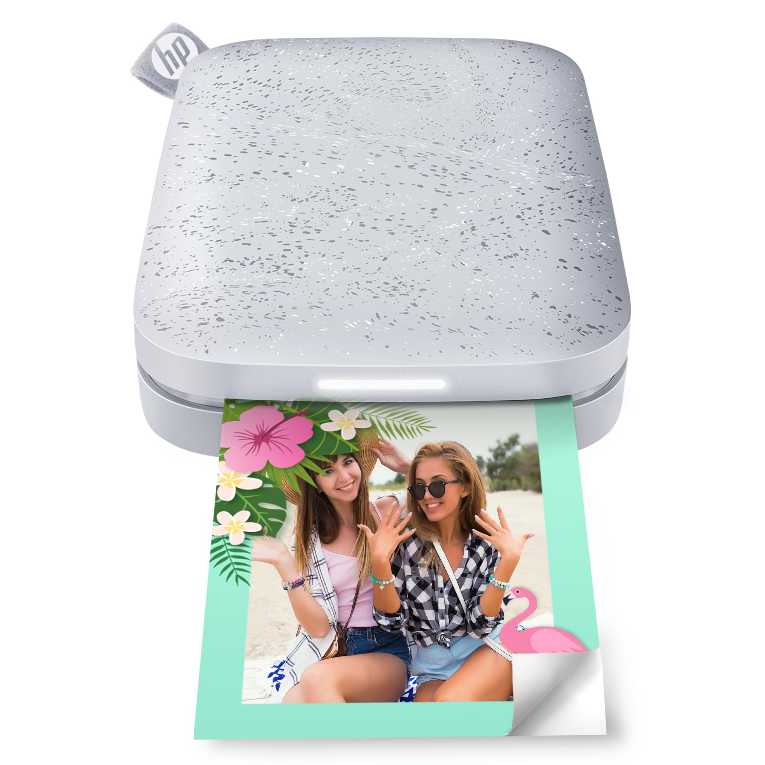 HP Sprocket 2x3" Instant Smartphone Photo Printer - Portable Color Wireless Mobile Printer - Zink Sticky-Back Photos - Print from Compatible iOS & Android Devices with Bluetooth w/Fun App - Luna Pearl: Luna Pearl Printer