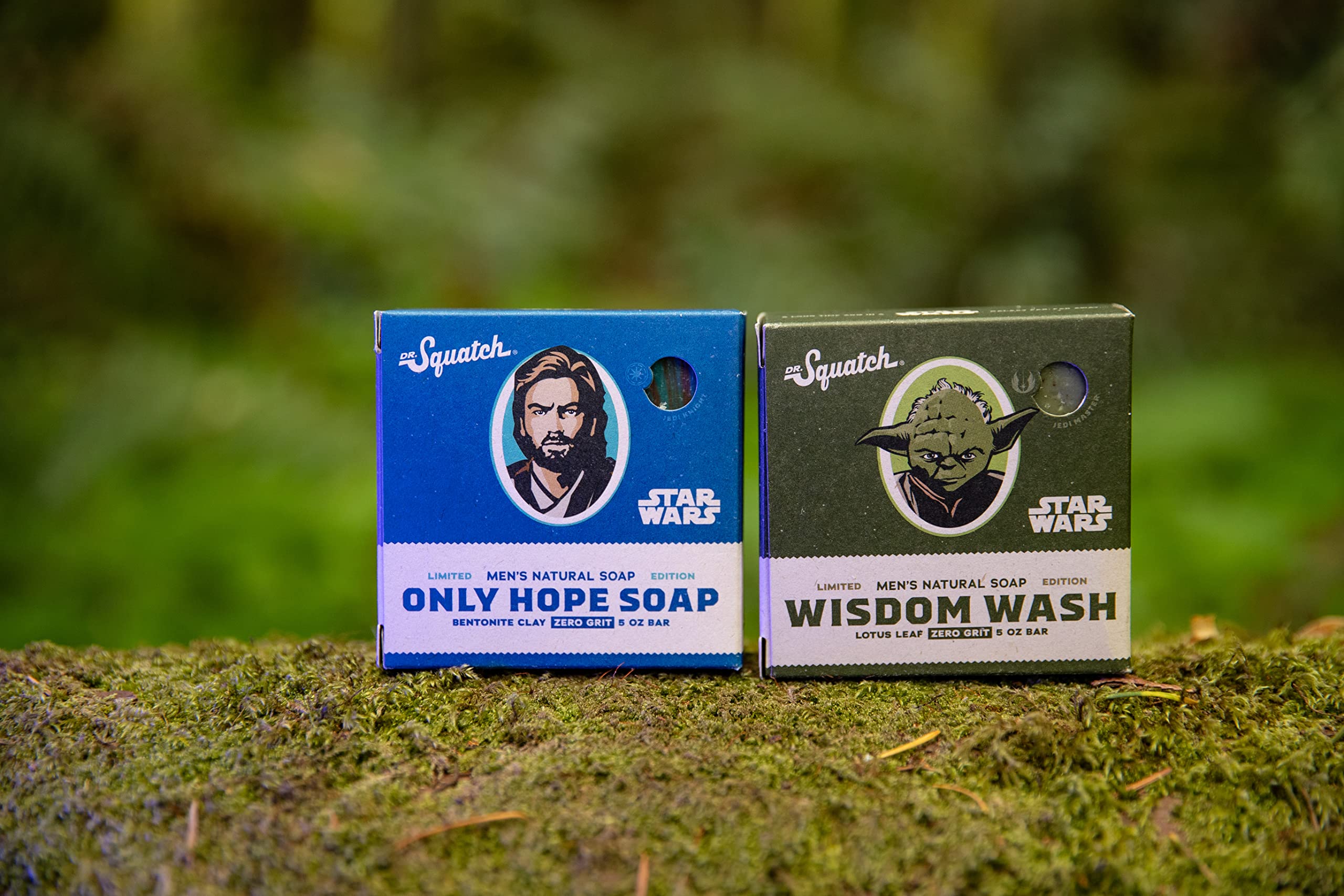 Dr. Squatch Star Wars Soap Collection - Men’s Natural 4 Pack Bundle - Star Wars Soap for Men