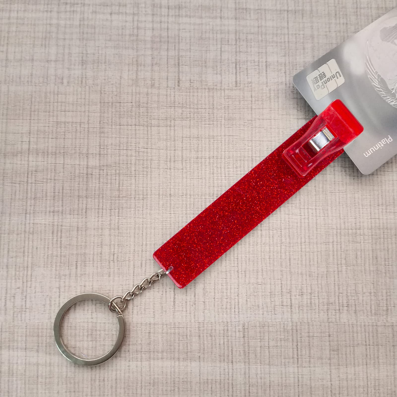 XIANGXING Credit Card Puller, Debit Bank Card Grabber for Long Nails ATM Keychain Women thumbnail 6