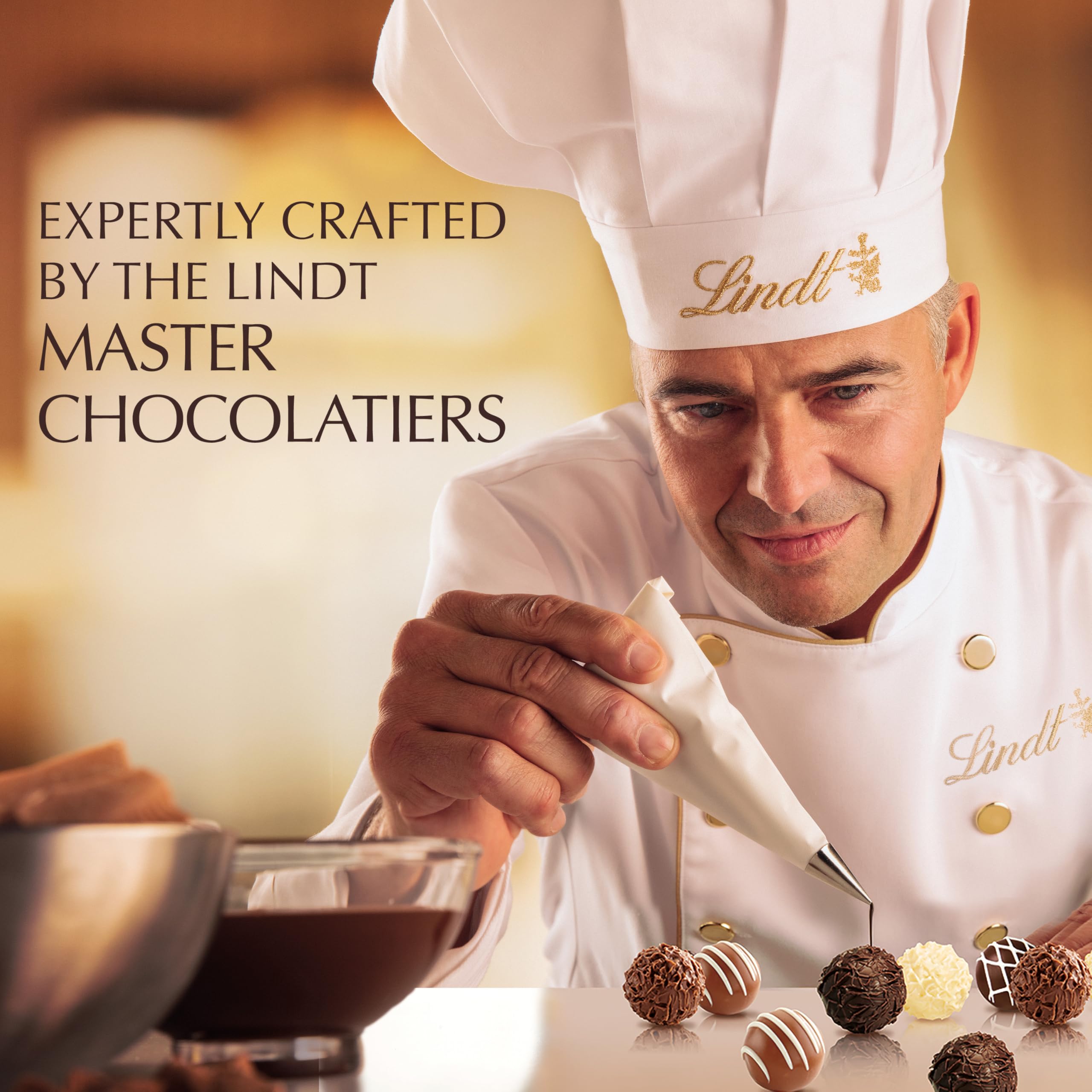 Lindt Valentine's Gourmet Truffles Assorted Chocolate Candy Heart, 6.7 oz.: Lindt Valentine's Gourmet Truffles Assorted Chocolate Candy Heart, 6.7 oz.