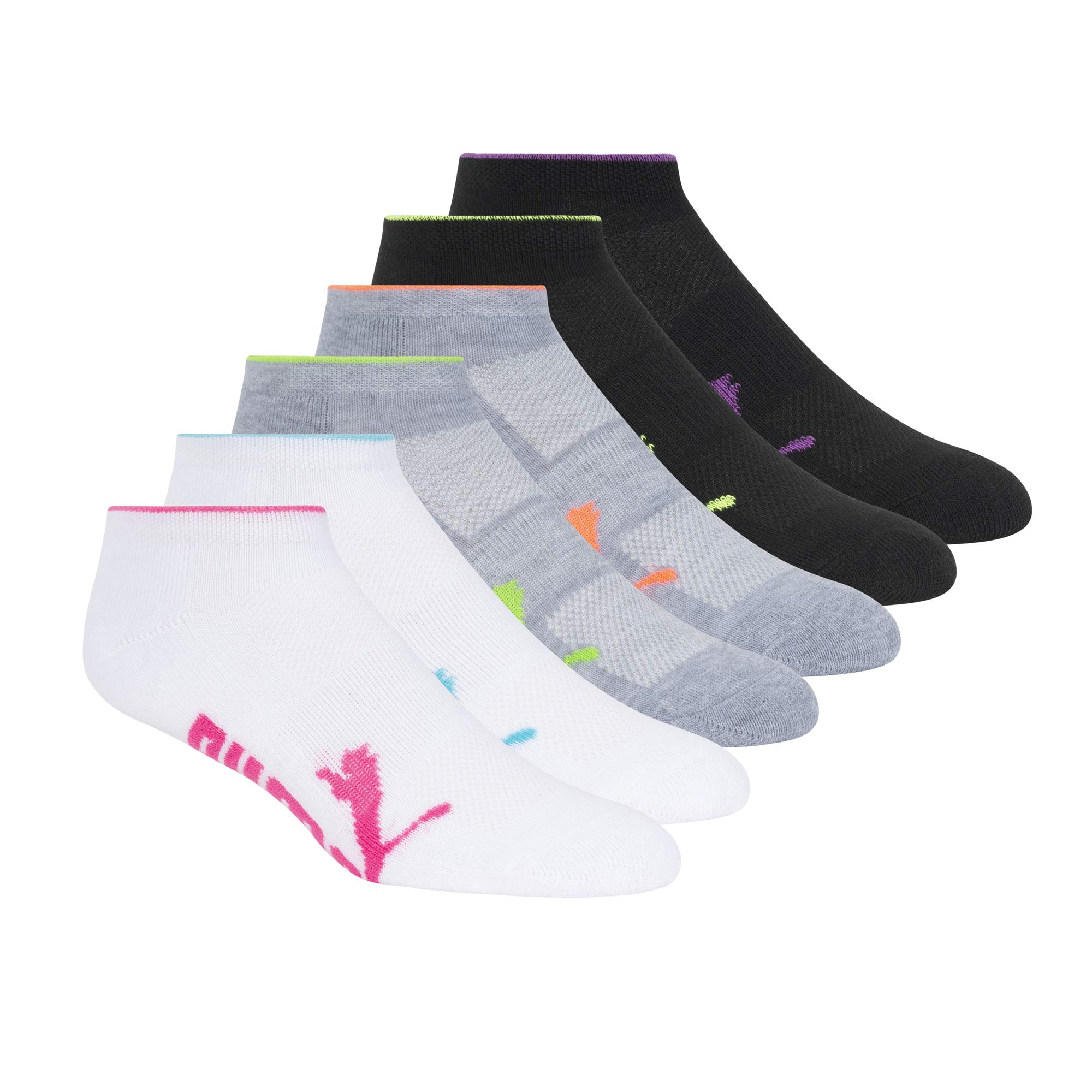 PUMA Women's 6 Pack Runner Socks