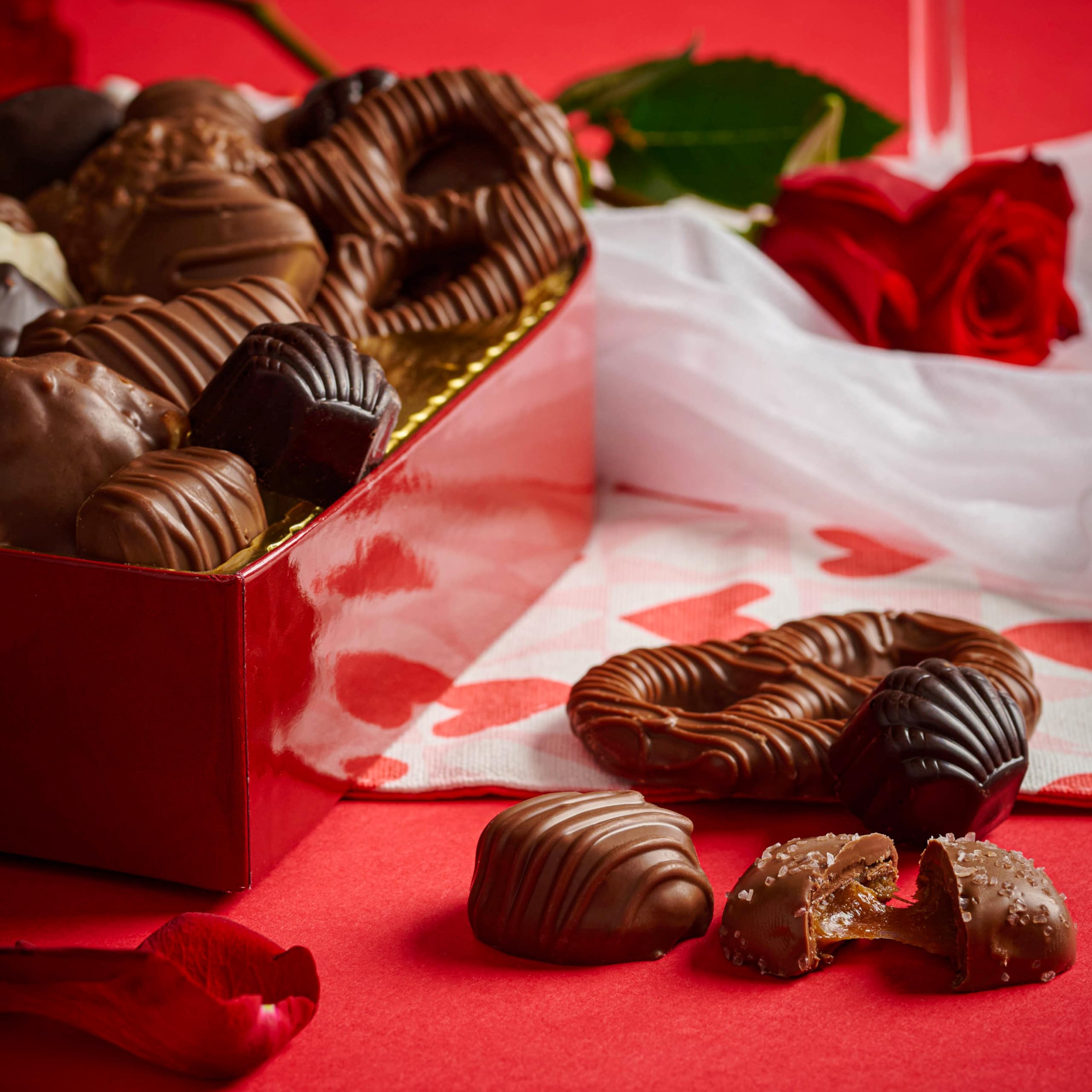 Chocolate Gift Box with Assorted Gourmet Chocolates - Food Gift Basket for Women and Men - Birthday, Thank You, Present idea for Him and Her - Image 4