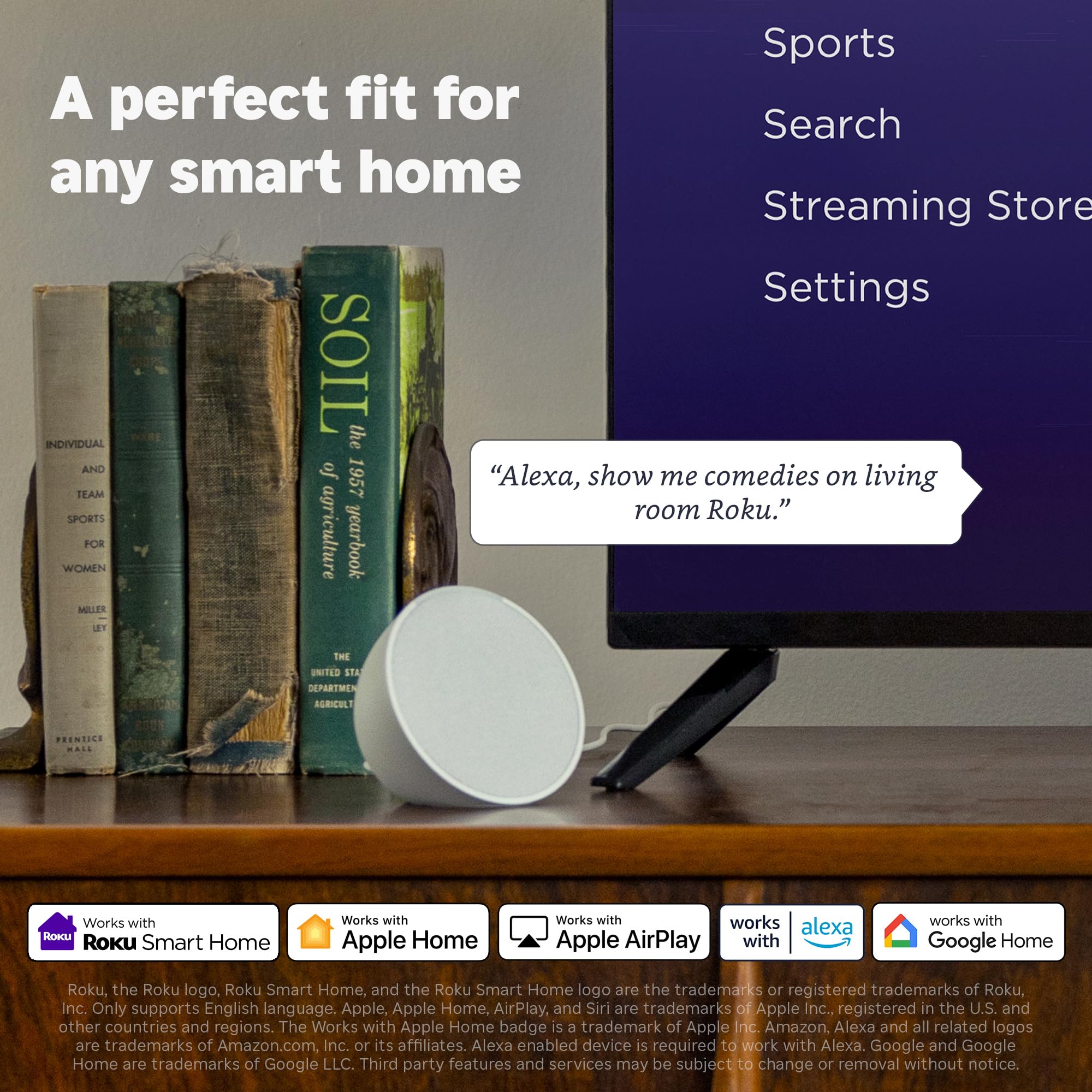 Roku Streaming Stick 4K - HDR & Dolby Vision Roku Streaming Device for TV with Voice Remote & Long-Range Wi-Fi - Free & Live TV thumbnail 9