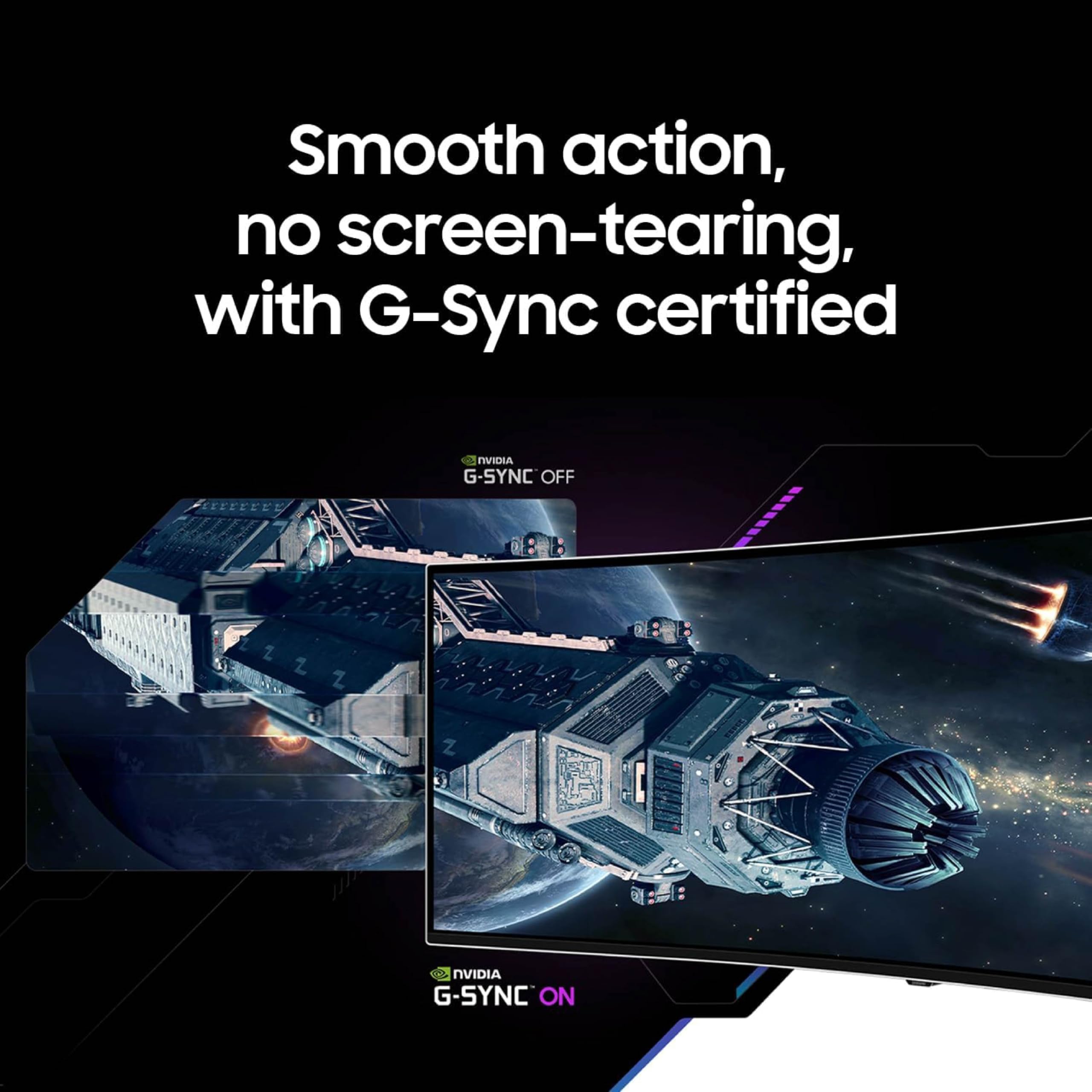 SAMSUNG 49” Odyssey G9 Series DQHD 1000R Curved Gaming Monitor, 1ms(GtG), VESA DisplayHDR 1000, 240Hz, AMD FreeSync Premium Pro, Height Adjustable Stand, Ultrawide Screen, LS49CG954ENXZA, 2024: Samsung 49" Odyssey OLED (G93SC) Series Curved Gaming Monitor w QD-OLED, 240Hz, 0.03ms, DQHD, G-Sync Compatible, AMD FreeSync Premium Pro,Height Adjustable Stand,3 Yr Warranty,LS49CG932SNXZA