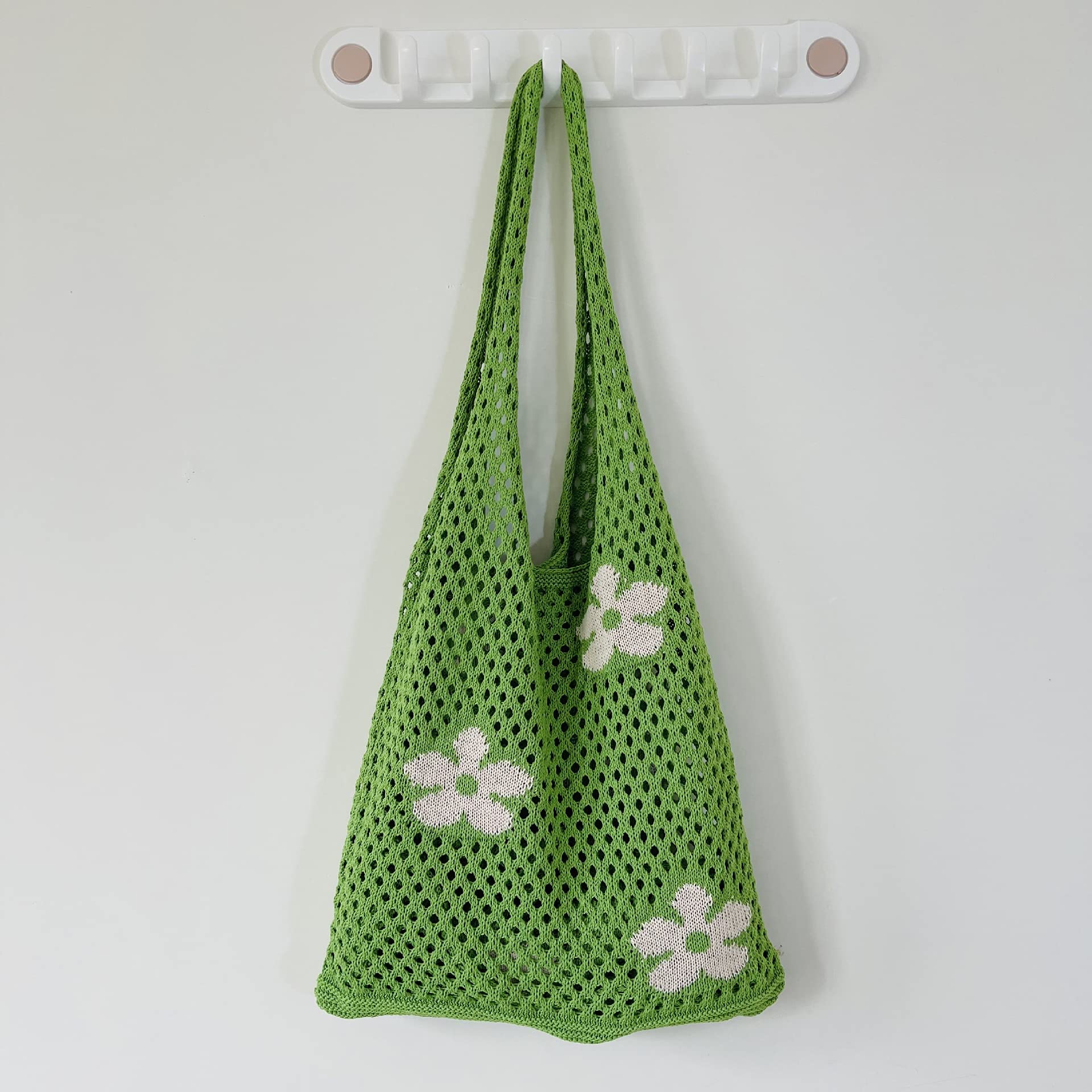 Crochet Tote Bag Fairycore Hobo Bag for Women Fairy Grunge Aesthetic Tote Bag Fairy Grunge Accessories: Crochet Tote Bag Fairycore Hobo Bag for Women Fairy Grunge Aesthetic Tote Bag Fairy Grunge Accessories