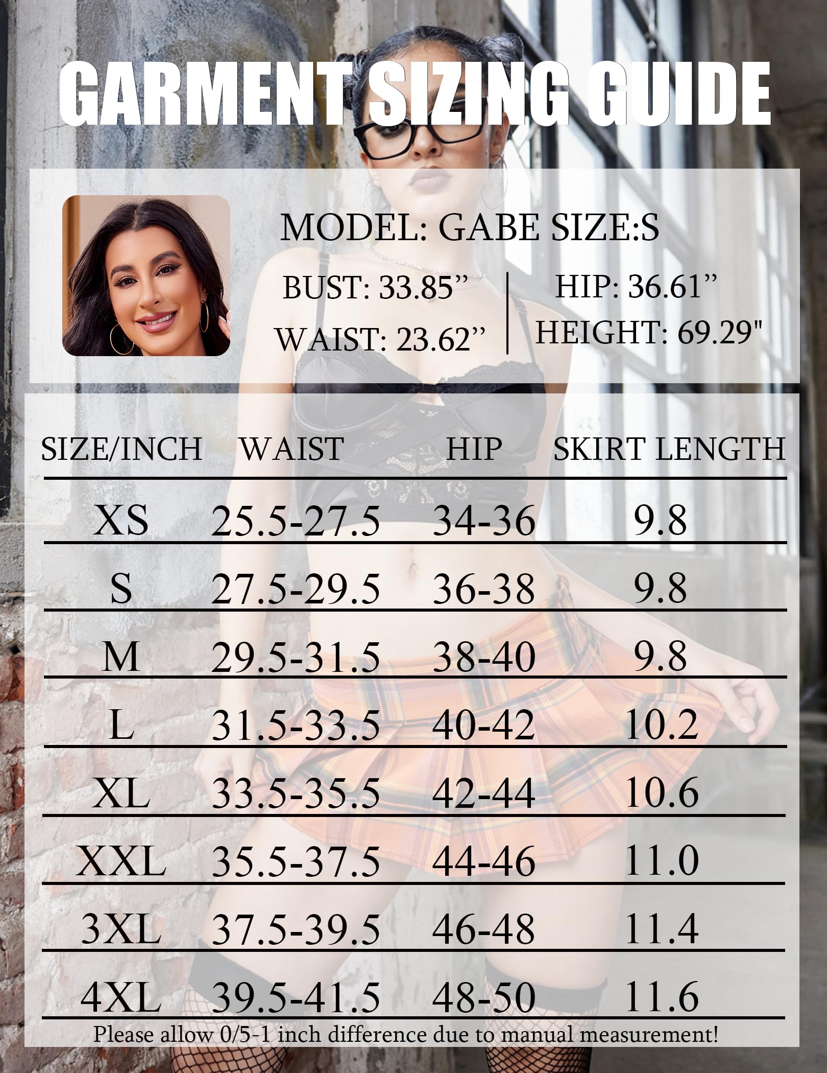 Avidlove Pleated Skirts for Women Sexy Costume Lingerie Mini Plaid Skirt Role Play Schoolgirl Outfits