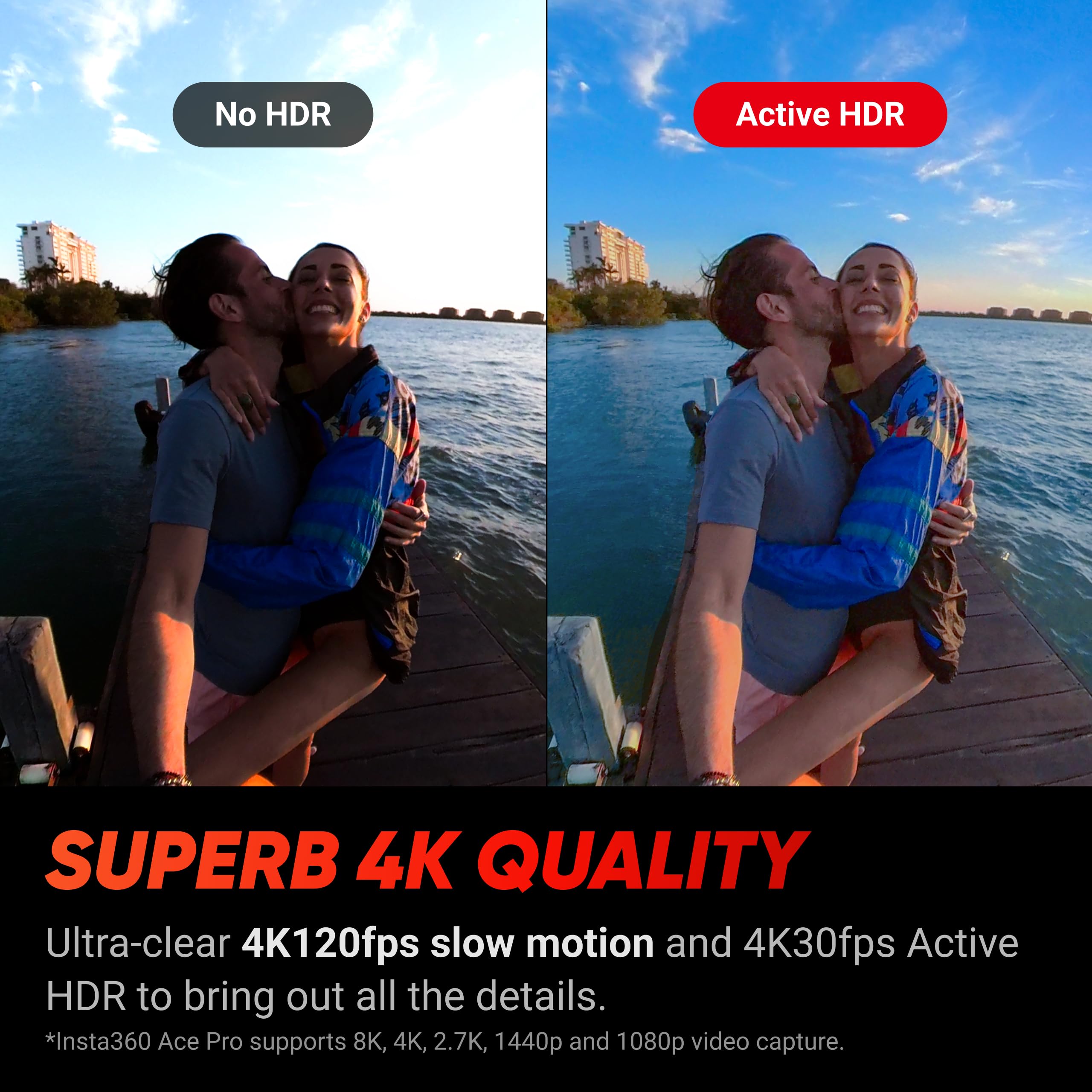 Insta360 Ace Pro - Waterproof Action Camera Co-Engineered with Leica, Flagship 1/1.3" Sensor and AI Noise Reduction for Unbeatable Image Quality, 4K120fps, 2.4" Flip Screen & Advanced AI Features: Standalone