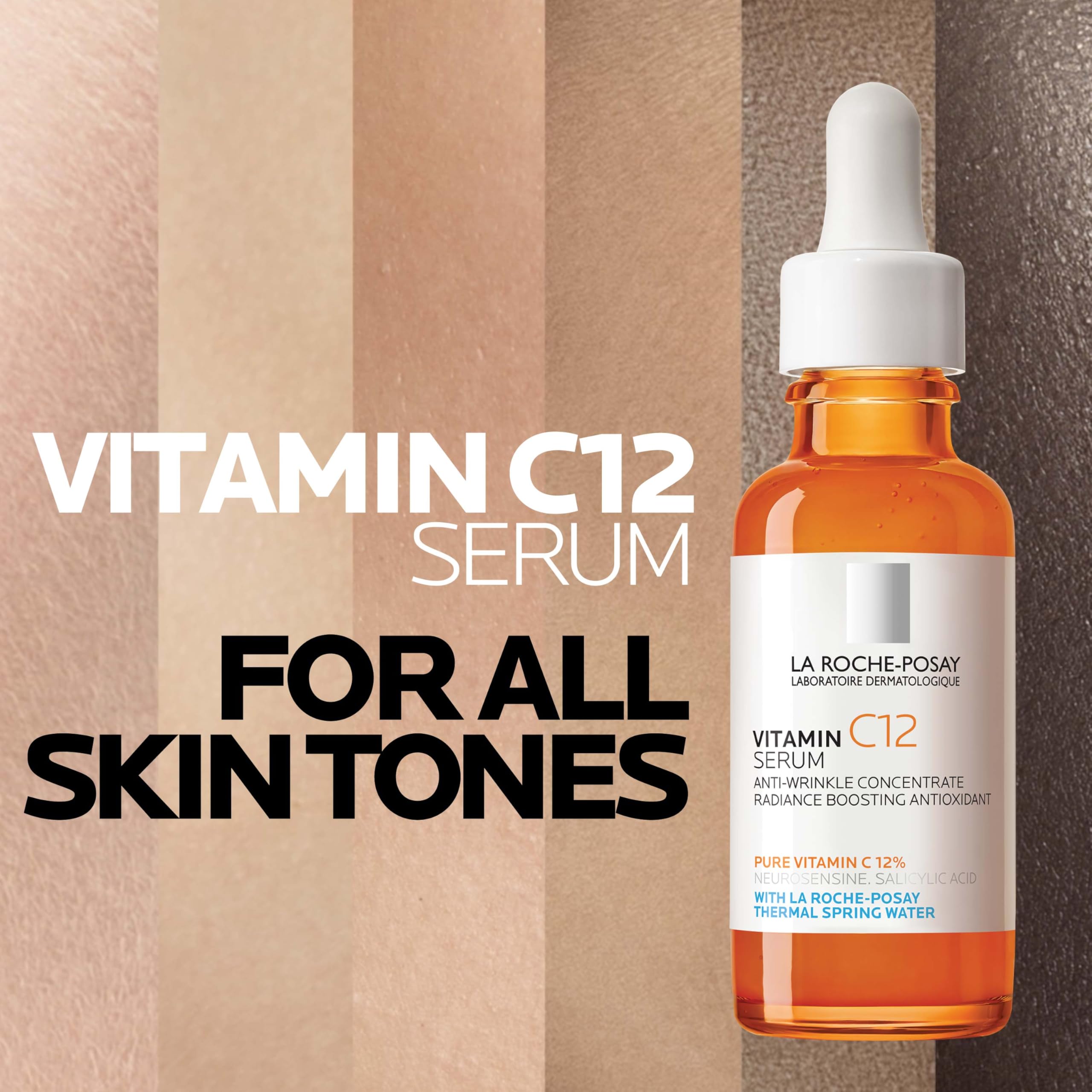 La Roche-Posay Pure 12% Vitamin C Serum For Face With Hyaluronic Acid & Salicylic Acid, Hydrating Face Serum, Boost Radiance & Reduce Wrinkles, 2 Formulas for Normal or Oily Skin Control thumbnail 12