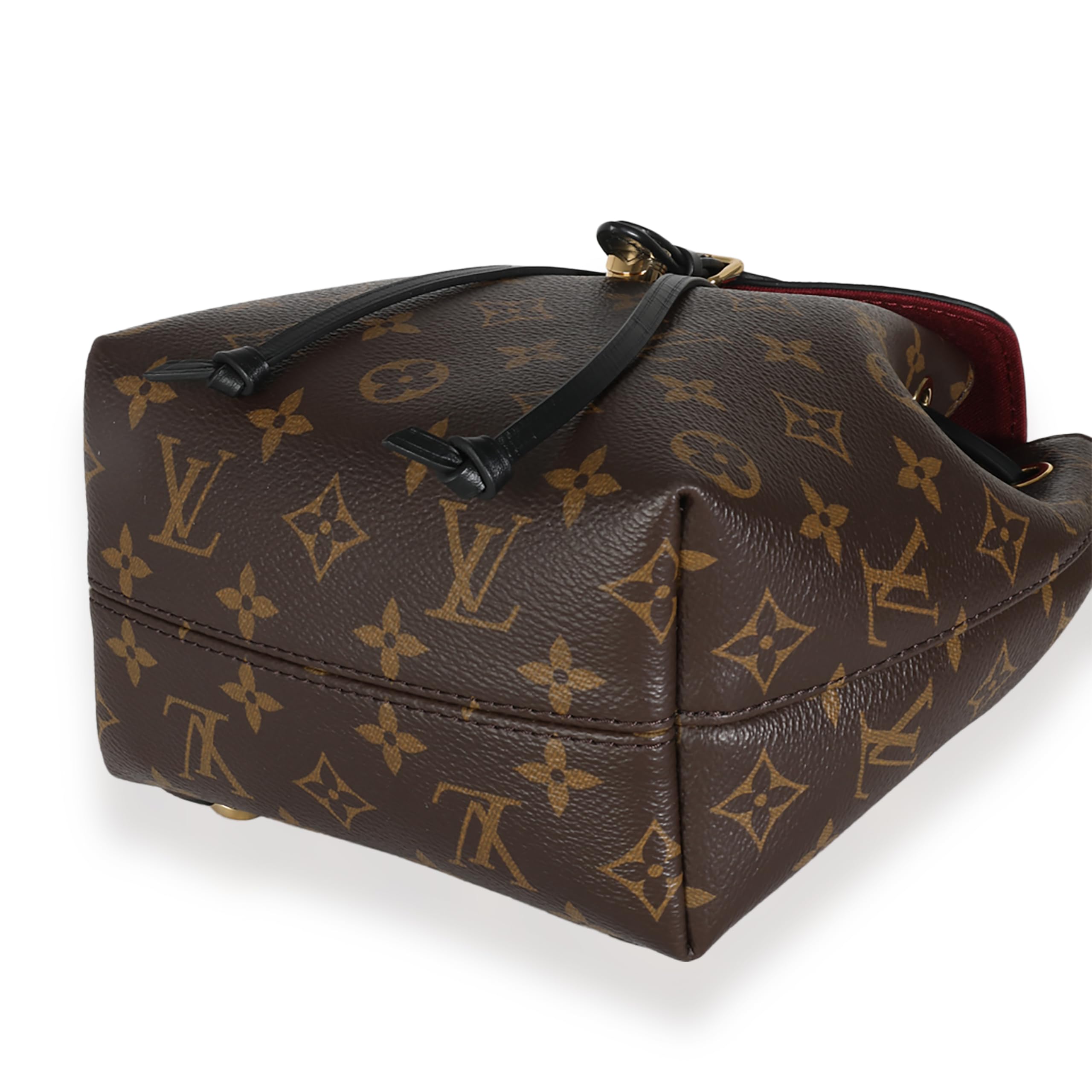 Louis Vuitton, Pre-Loved Black Monogram Canvas Montsouris BB: Louis Vuitton, Pre-Loved Black Monogram Canvas Montsouris BB